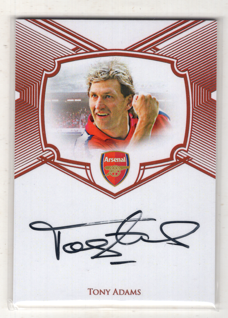2025 Futera Futera Unique Tony adams 【来拆波卡】福特拉 阿森纳 托尼 亚当斯 签字 卡签 3编 ad