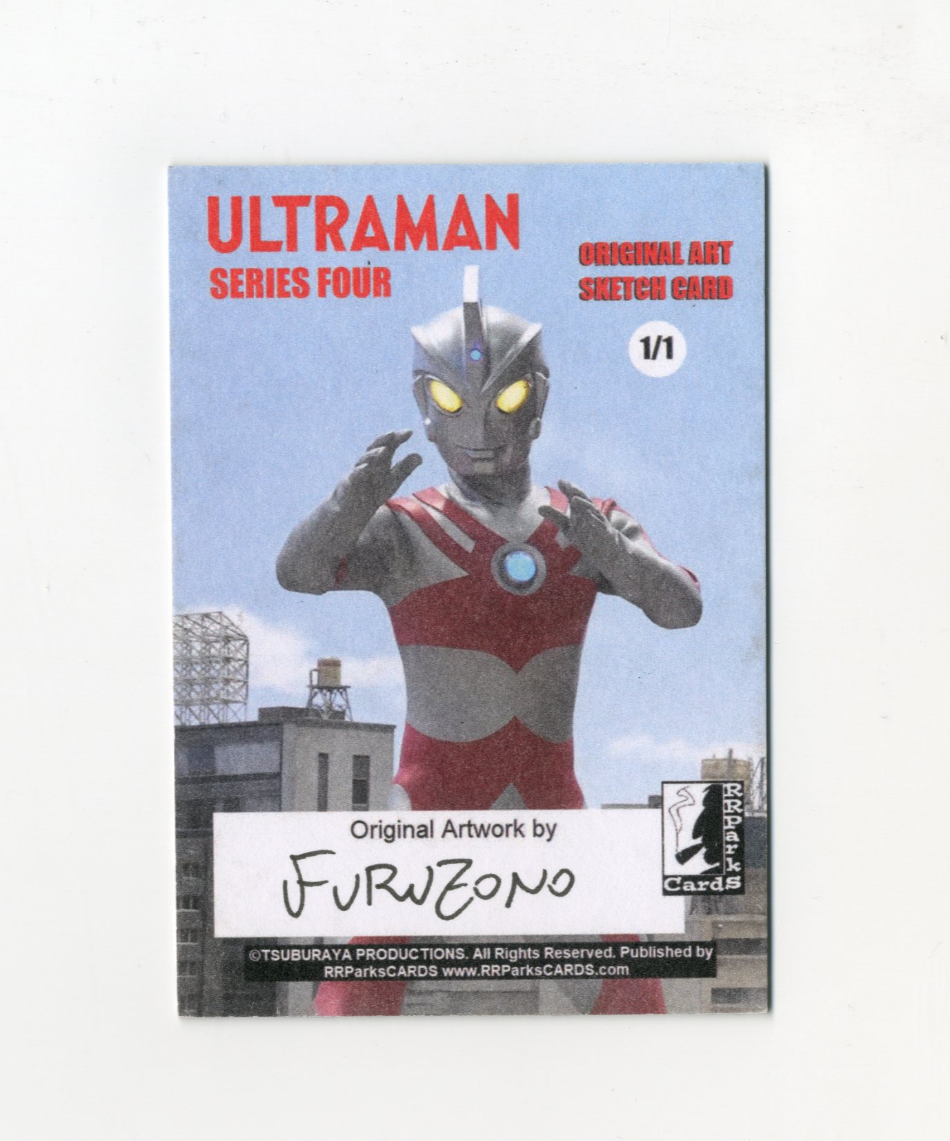 【Jackie杰基拍卖】2025 Ultraman RRParks 圆谷社授权 奥特曼第四弹 Sketch 怪兽 手绘卡 1/1 画师:Eono(咏琪)