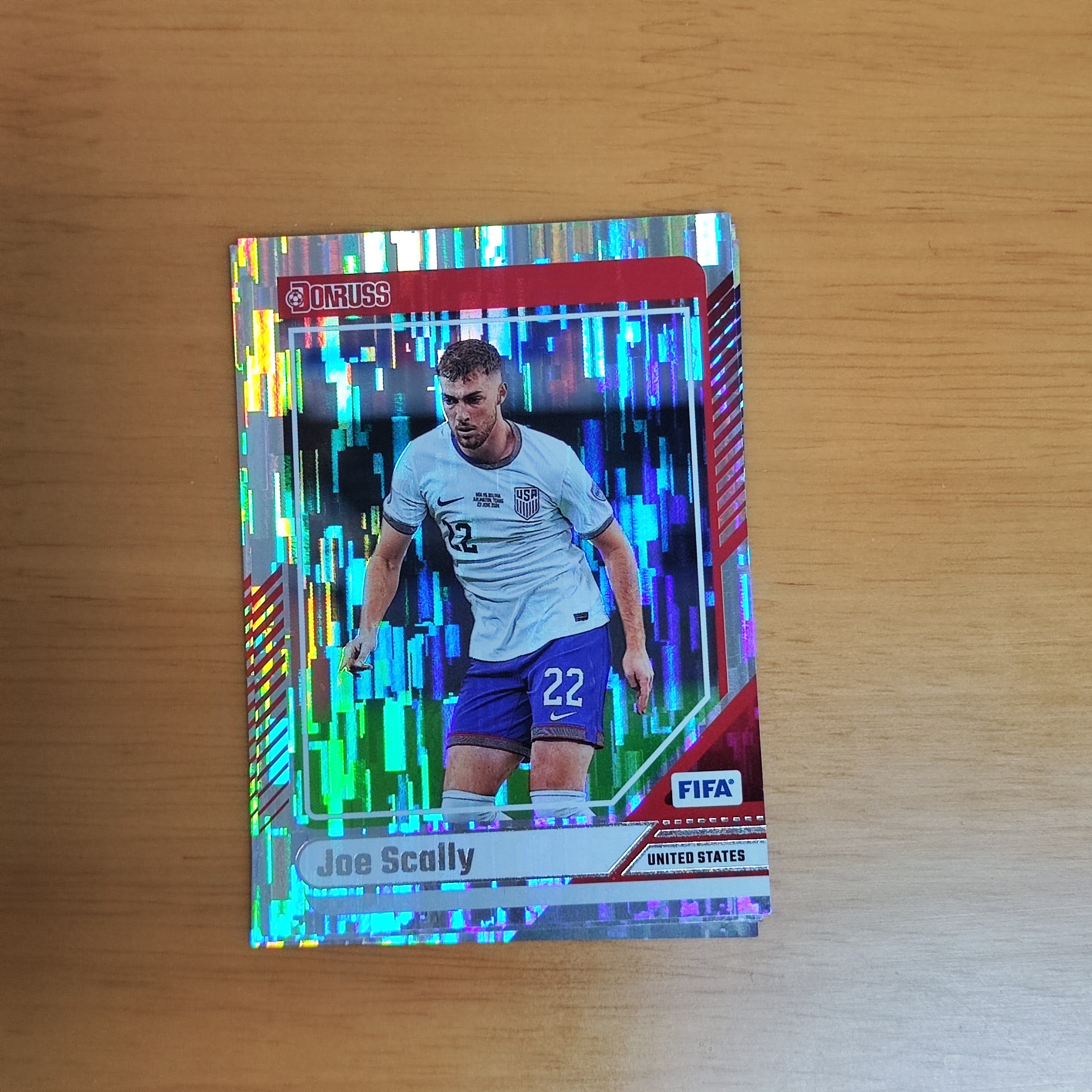 2024-25 【YM拍卖-代卖/回收】 Donruss FIFA 杜蕾斯 瀑布折 Joe Scally 乔 斯卡利 美国队  卡品如图 Y0058