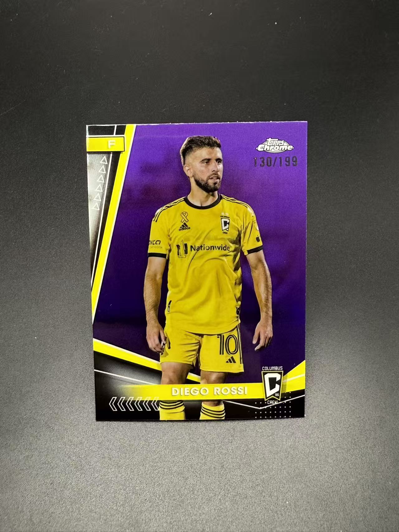 2024 Topps Chrome Diego Rossi #31 迭戈 罗西 哥伦布机员 美职联TC 紫折 Base 199编 专收必备 阿太
