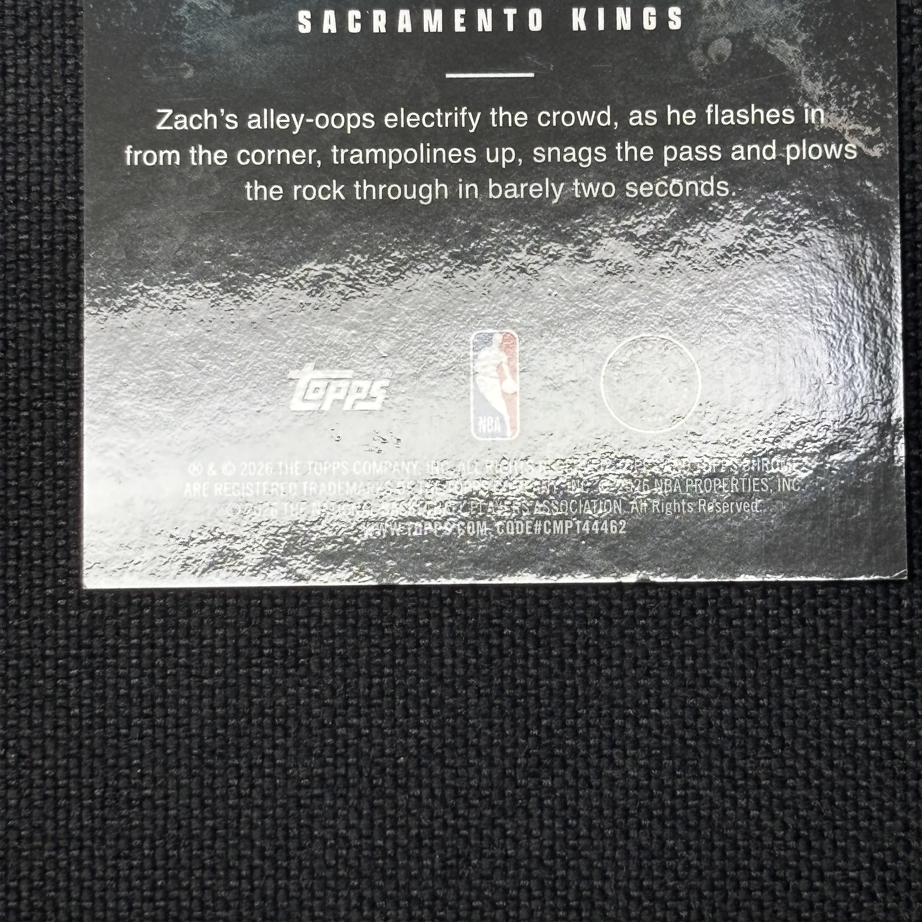 2025-26 Topps Chrome Zach LaVine 扎克拉文 大比例ssp 悖论Paradox 折射 国王 微瑕看图【小涛代卖】#冠希