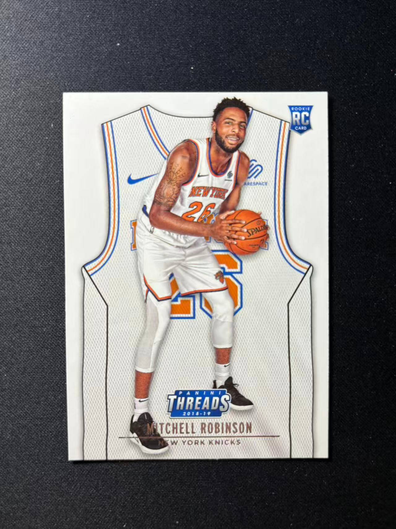 【梦卡拍卖】2018-19 Panini Threads Mitchell Robinson 米切尔 罗宾逊 新秀rc 尼克斯 小背心 细节如图 #DD# A01