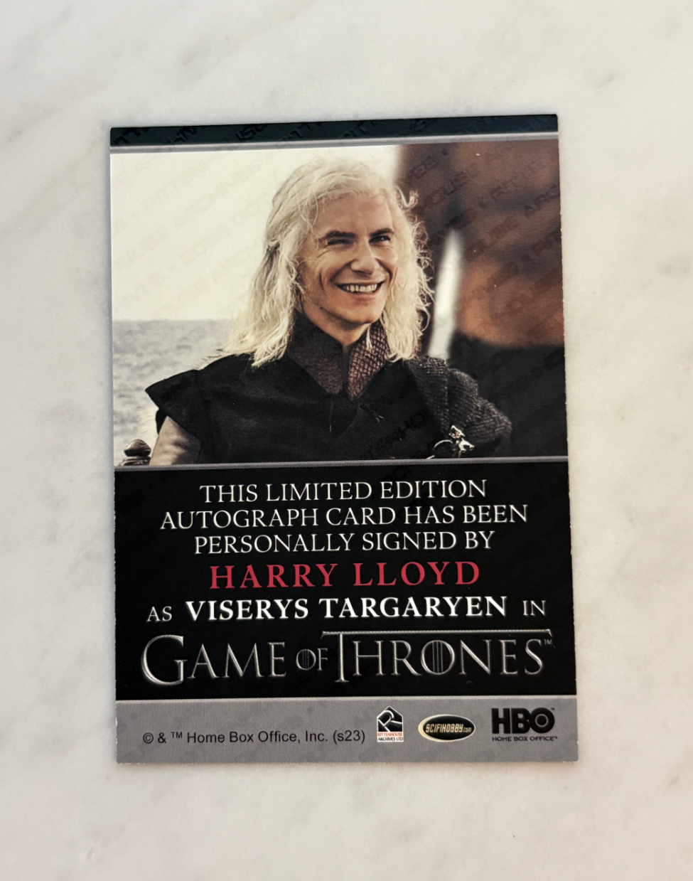 2023 Other Game of Thrones Harry Lloyd HBO 权游 权利的游戏 权力的游戏 冰与火之歌 哈里 劳埃德 卡签 角色Viserys Targaryen