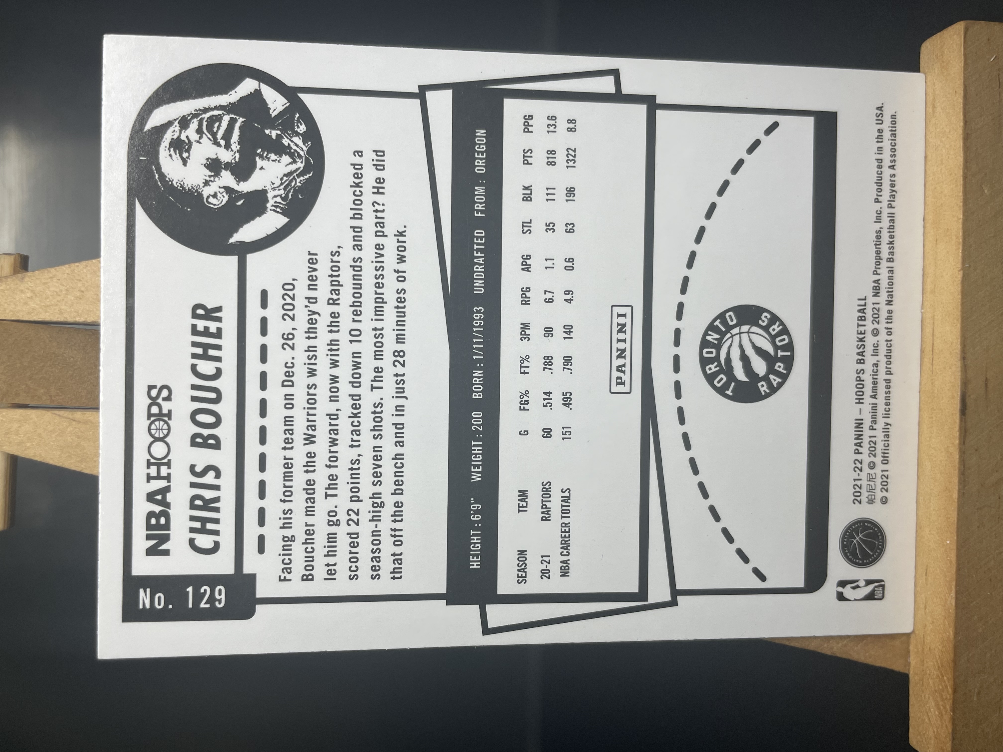 (A5) 2021-22 PANINI HOOPS 绿碎冰 克里斯 布歇 猛龙 近期大热球星 收藏凑套必备 卡品如图 !!!