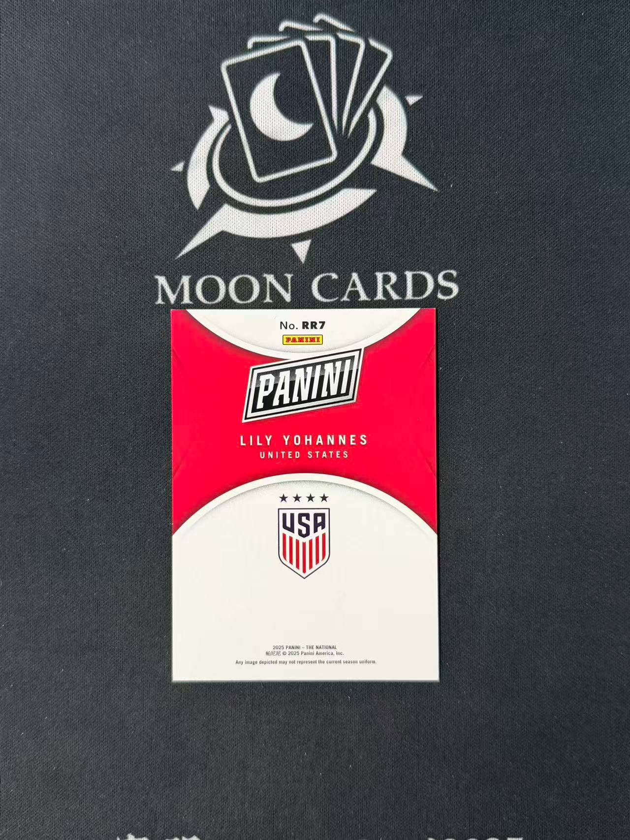 【梦卡拍卖】2025 Panini The National Lily Yohannes 莉莉 约翰内斯 美国 国家卡展 /25编 新秀rc #DD# A99