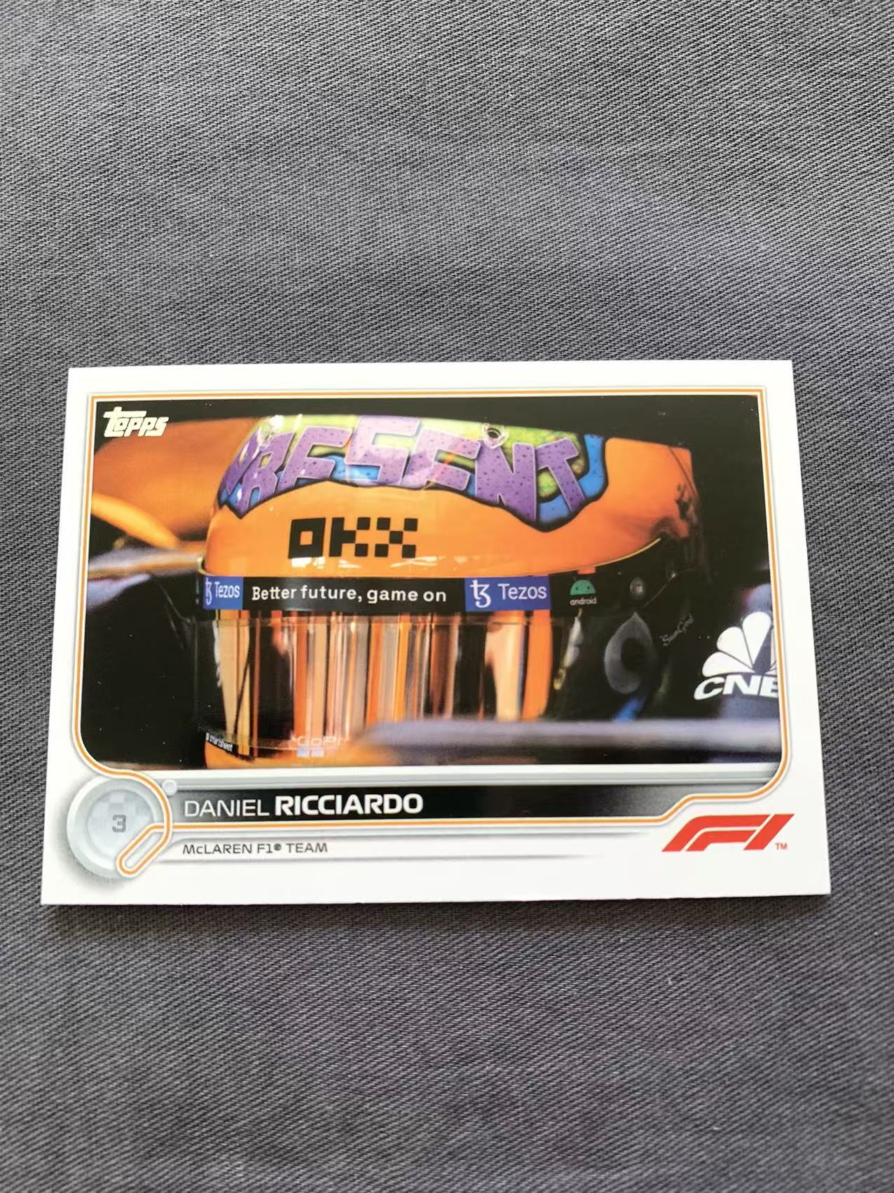 2022 Topps Chrome F1 Daniel Ricciardo 丹尼尔 里卡多 迈凯伦车队 base 戴戴