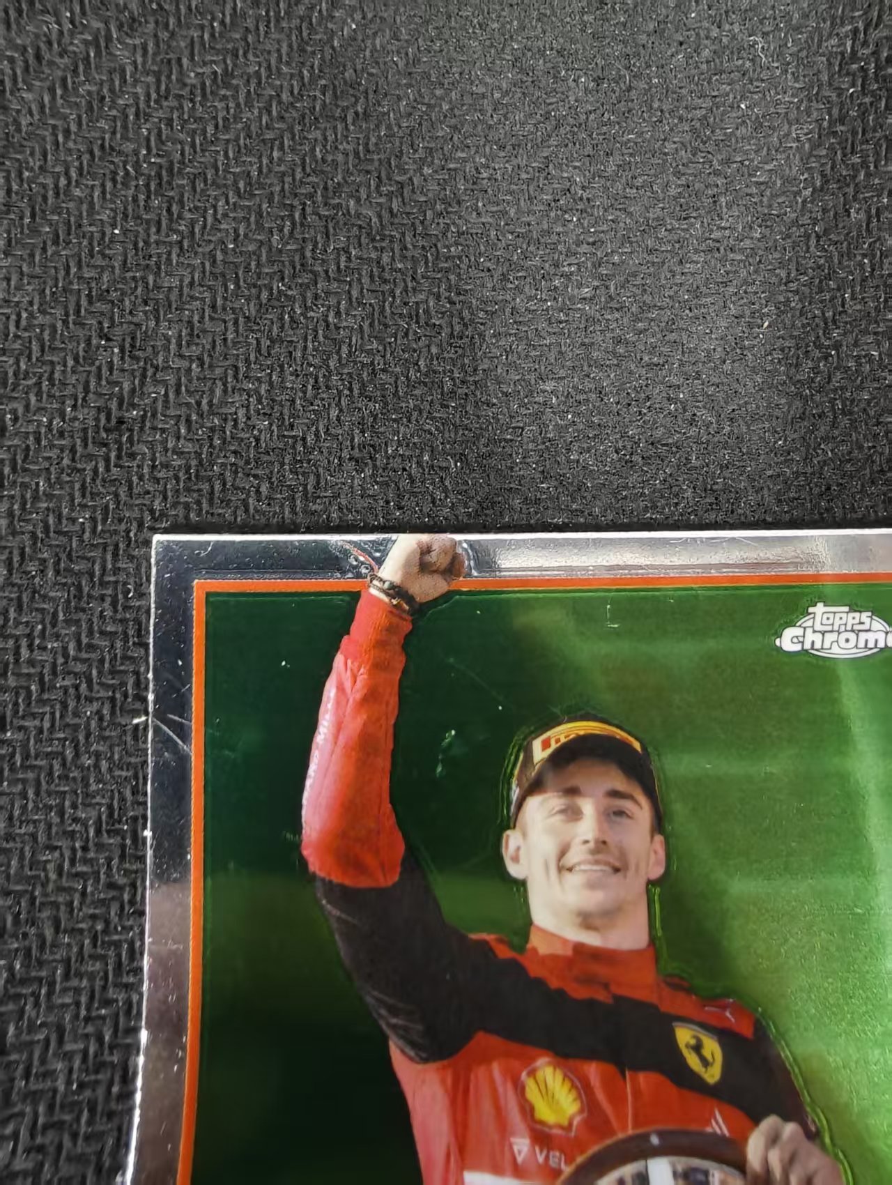2023 Topps Chrome F1 Charles Leclerc 勒克莱尔 乐扣 法拉利 划痕 边角瑕疵 #146