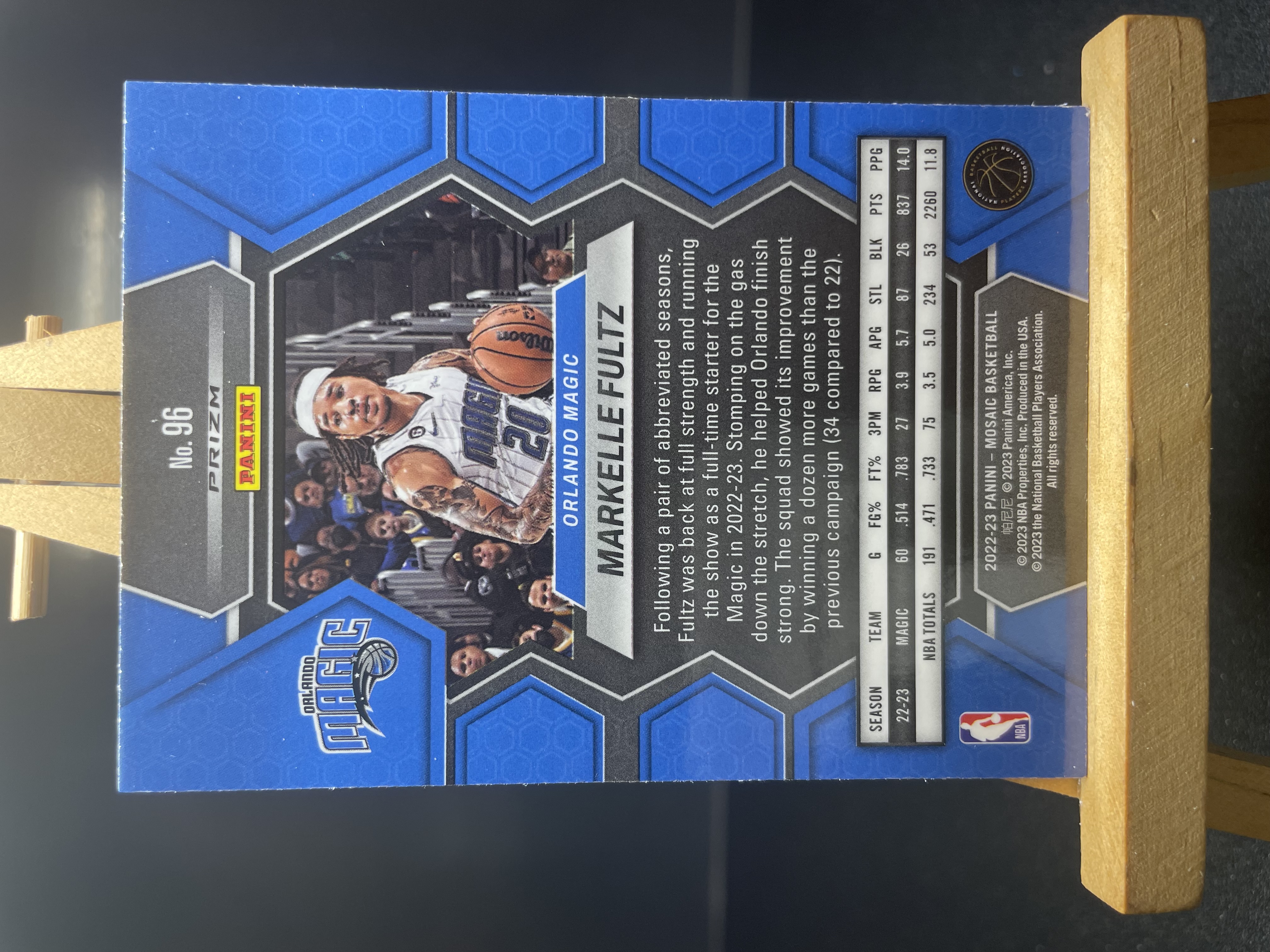 (B8) 2022-23 PANINI 马赛克 折射 马克尔 富尔茨 魔术 近期大热球星 收藏凑套必备 卡品如图 !!!
