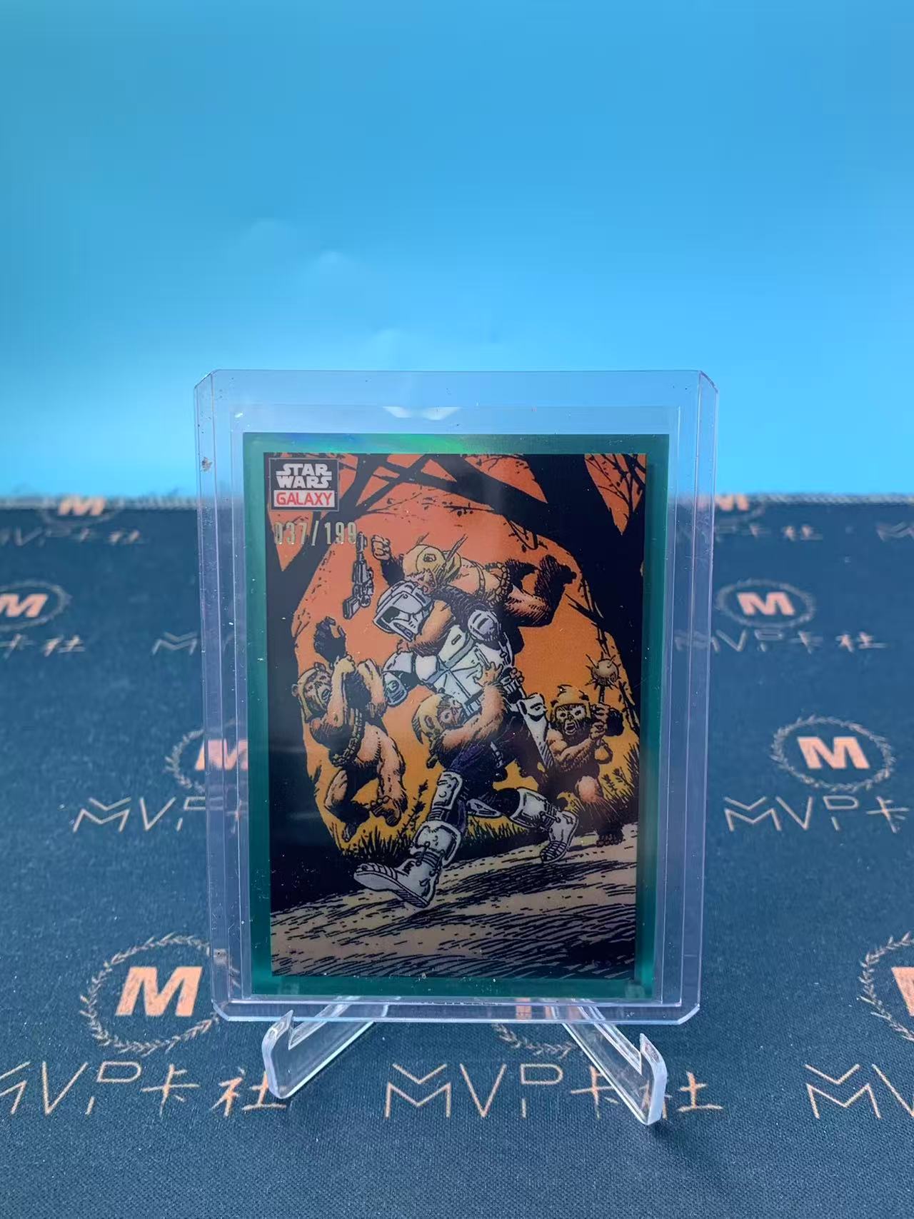 2023 Topps Star Wars 星球大战 【MVP拍卖】 37/199编 青折射 Galaxy 凑套必备 漩涡