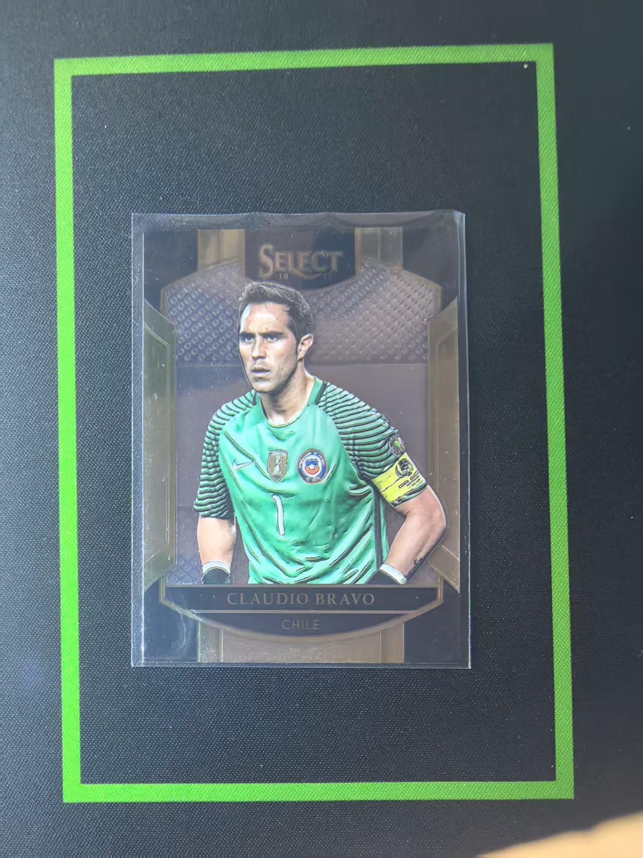 2016-17 Panini Select Claudio Bravo 帕尼尼 select 智利 布拉沃 普卡 base 凑套专用 不保卡品 介意勿拍(A1)