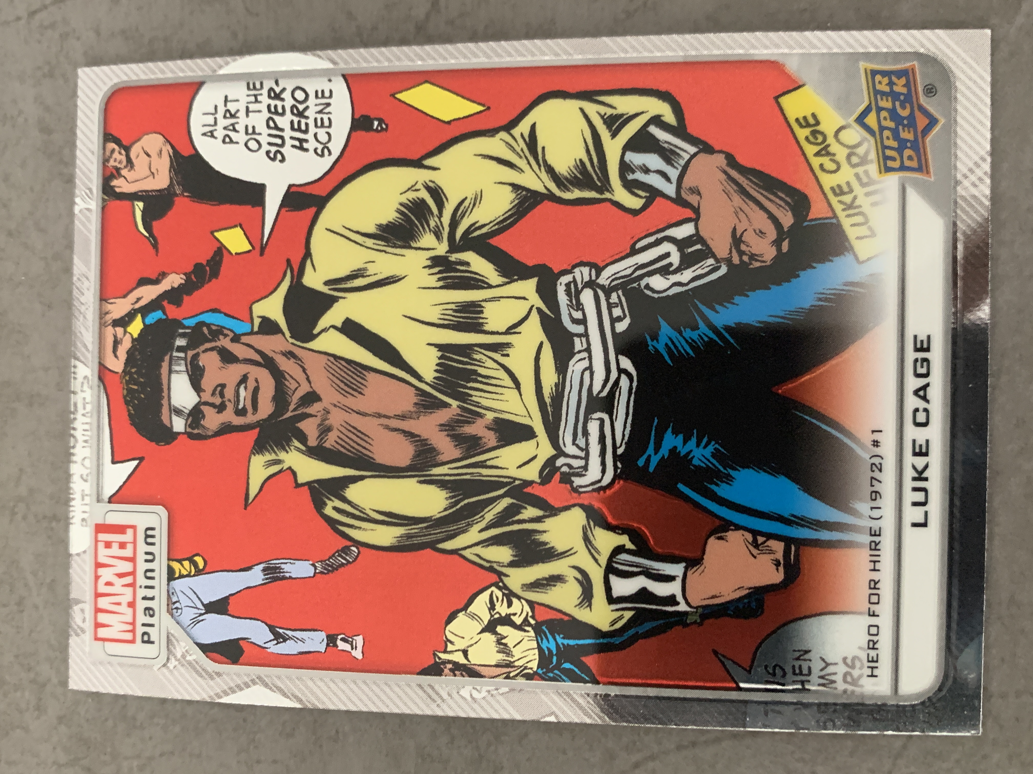 (A9) 2022 UPPER DECK 漫威 BASE 卢克 凯奇 实卡好看 收藏凑套必备 卡品如图 !!!