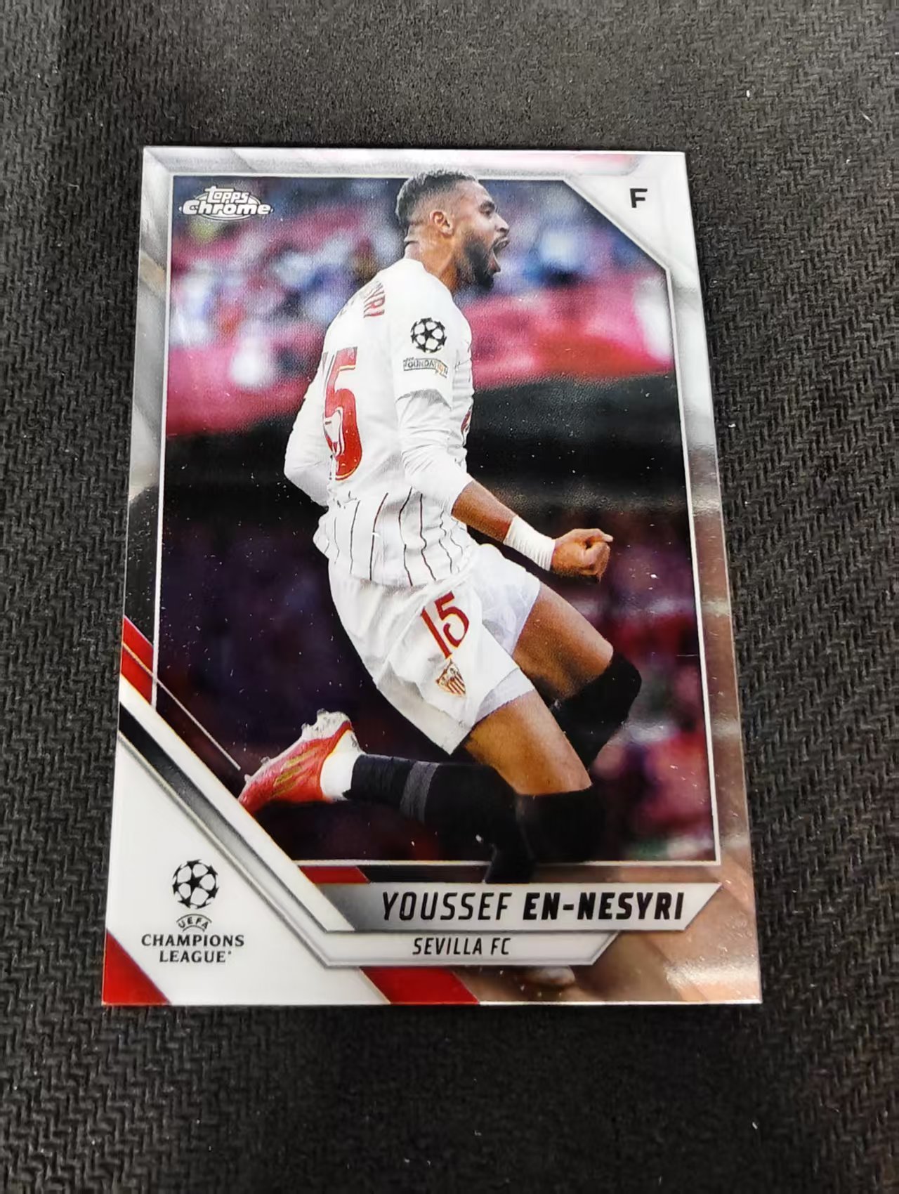 【可合并,不累计】2022 Topps Chrome Youssef En Nesyri 恩内斯里 塞维利亚 欧冠 不保卡品 介意勿拍 #153