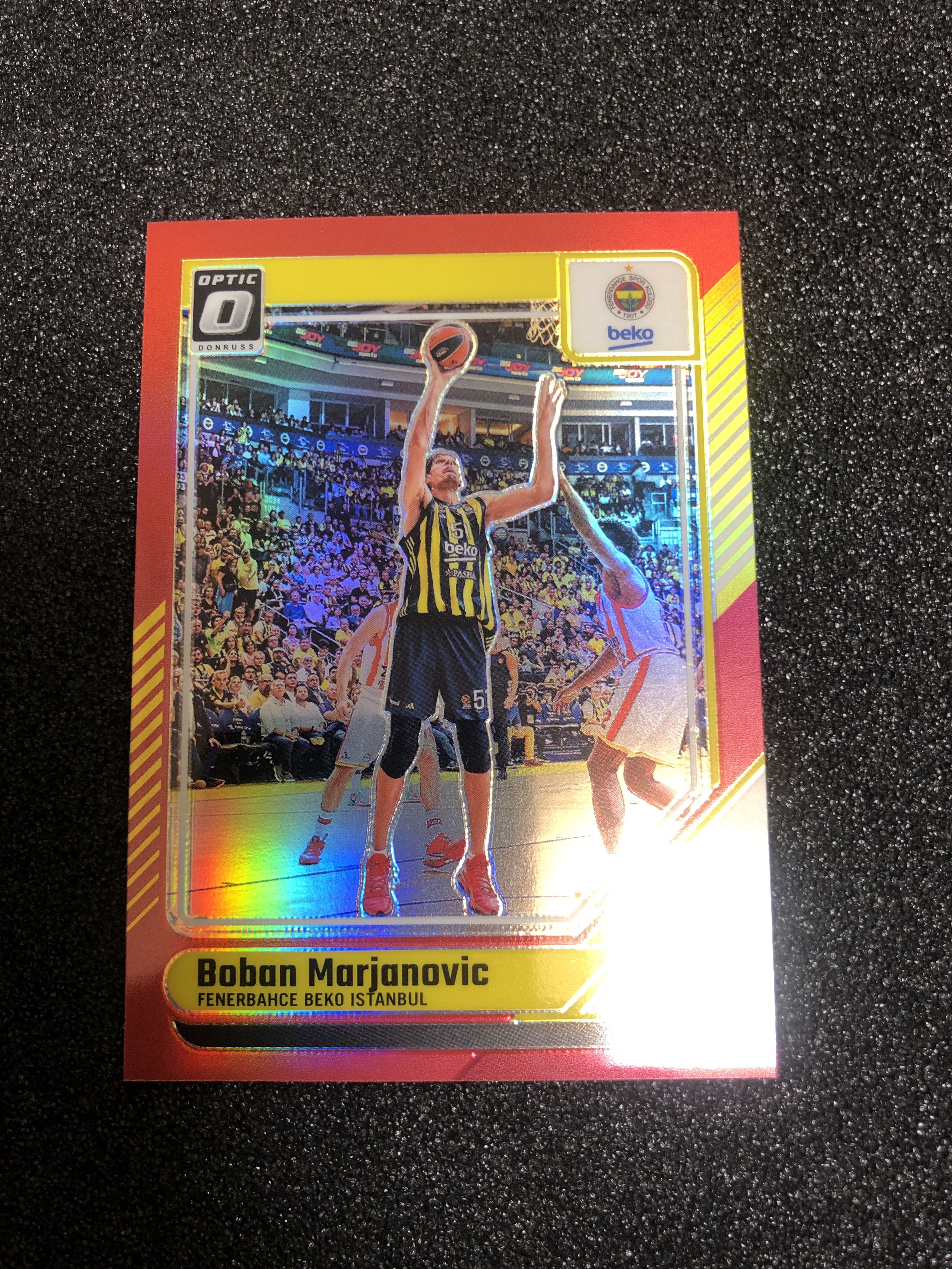 2024-25 Panini Donruss Boban Marjanovic 欧洲篮球联赛 博班 马扬诺维奇 optic 99编 红折 05/99 卡品如图 凑套收藏必备