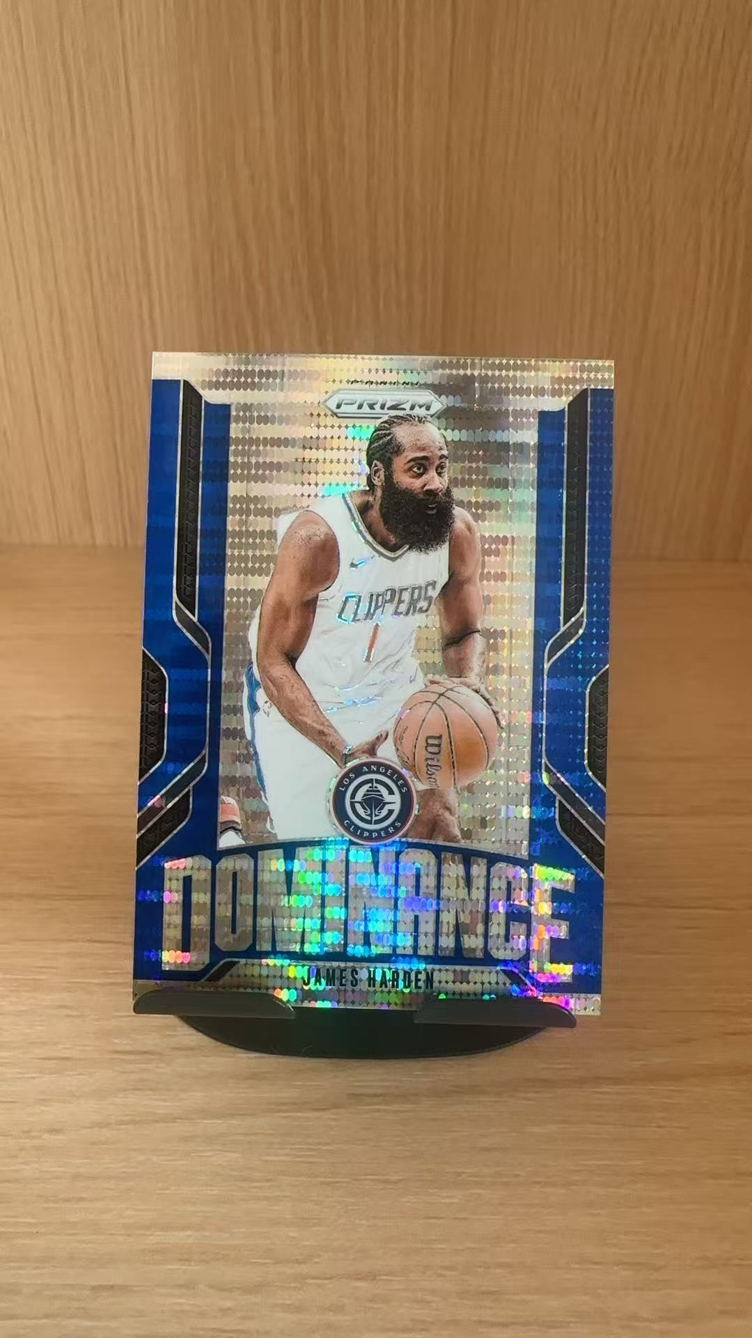 2024-25 Panini Prizm James Harden #8詹姆斯 哈登 登哥 蓝脉冲折 99编 Dominance 特卡 快船 卡品如图