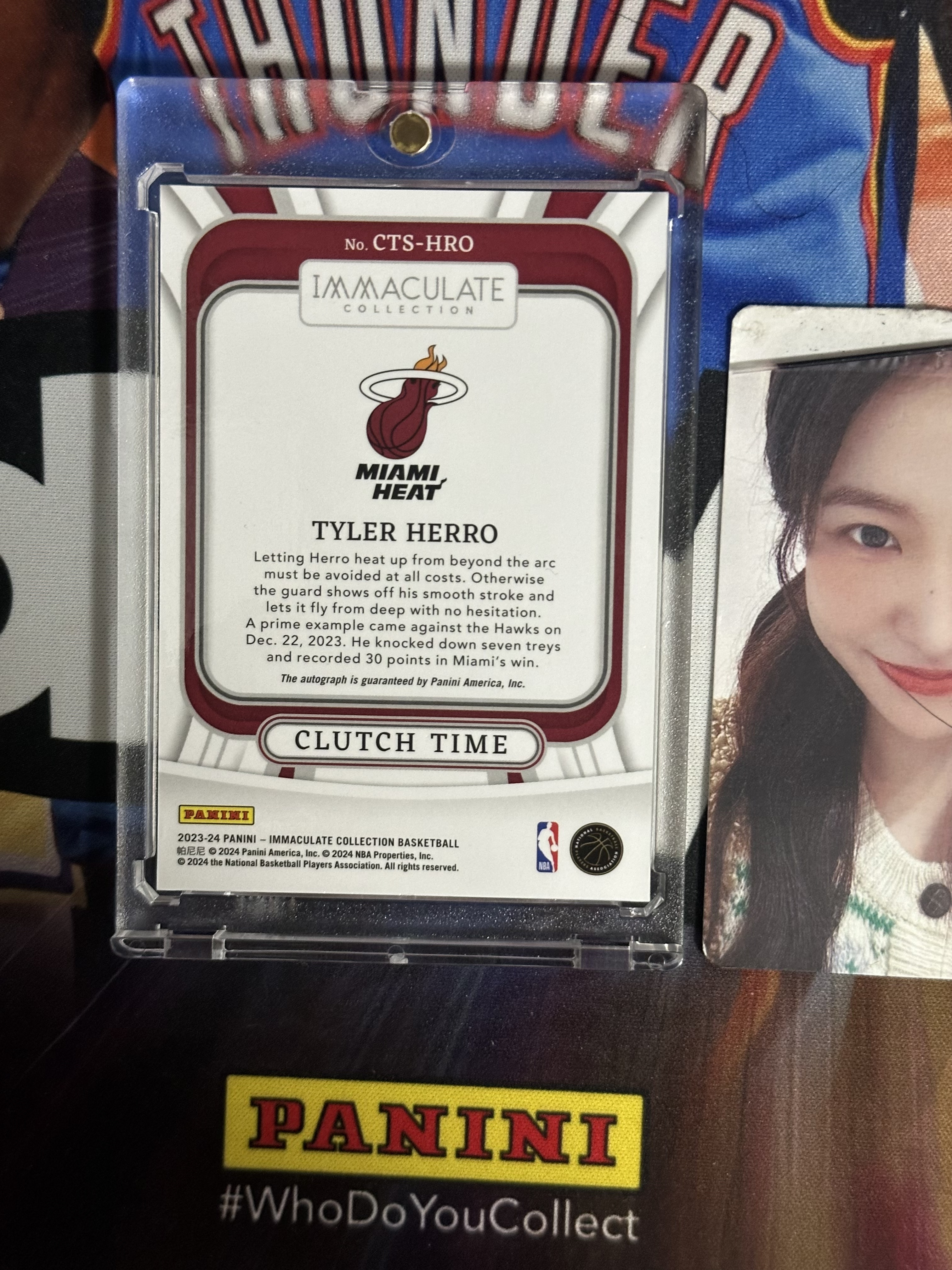 2023-24 Panini Immaculate Tyler Herro 【小猪包代卖】热火 75编 希罗 clutch time 关键时刻 签字 卡签 镜面 特卡 微瑕