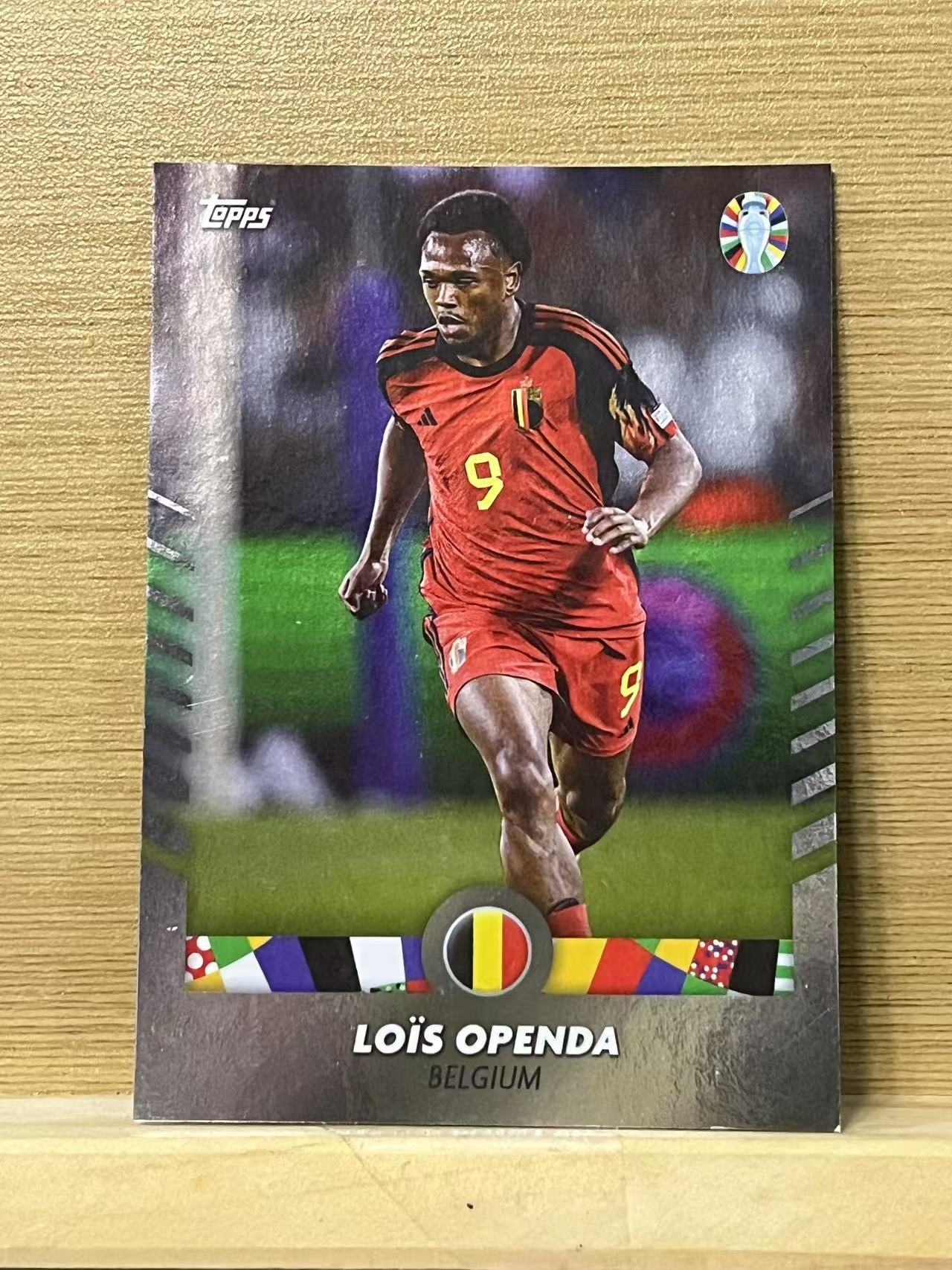 2024 Topps euro lois openda 奥蓬达 比利时 穆里尼奥 白金盒 欧洲杯 实卡精美 收藏必备 A37
