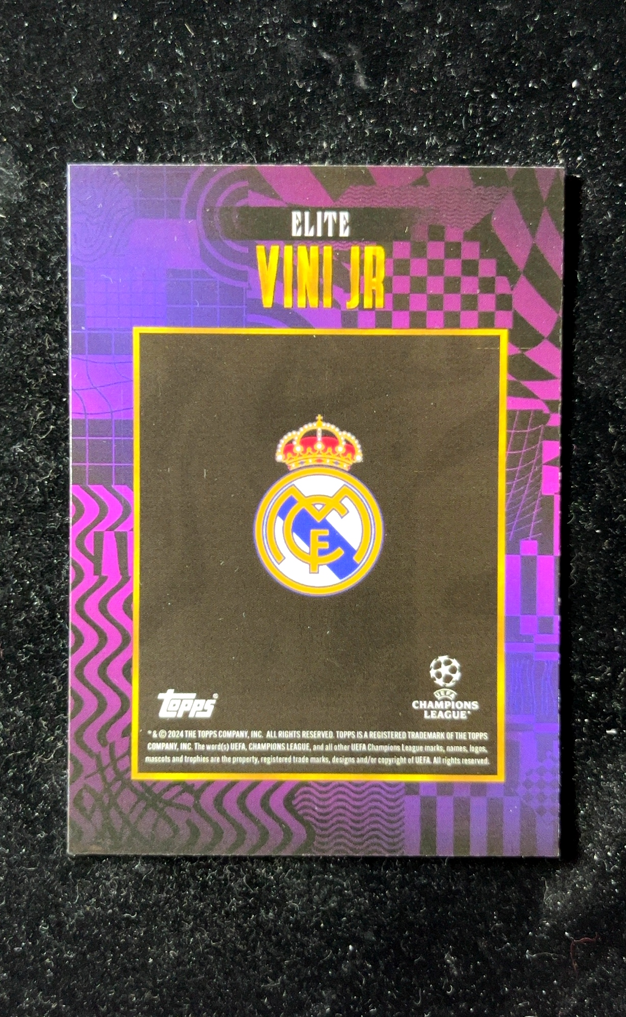 【小白1%代卖】2024 Topps X WALKERTKL 黄金盒 Elite 精英特卡 Vini Jr 维尼修斯·儒尼奥尔 凑套必备 极具价值 0605