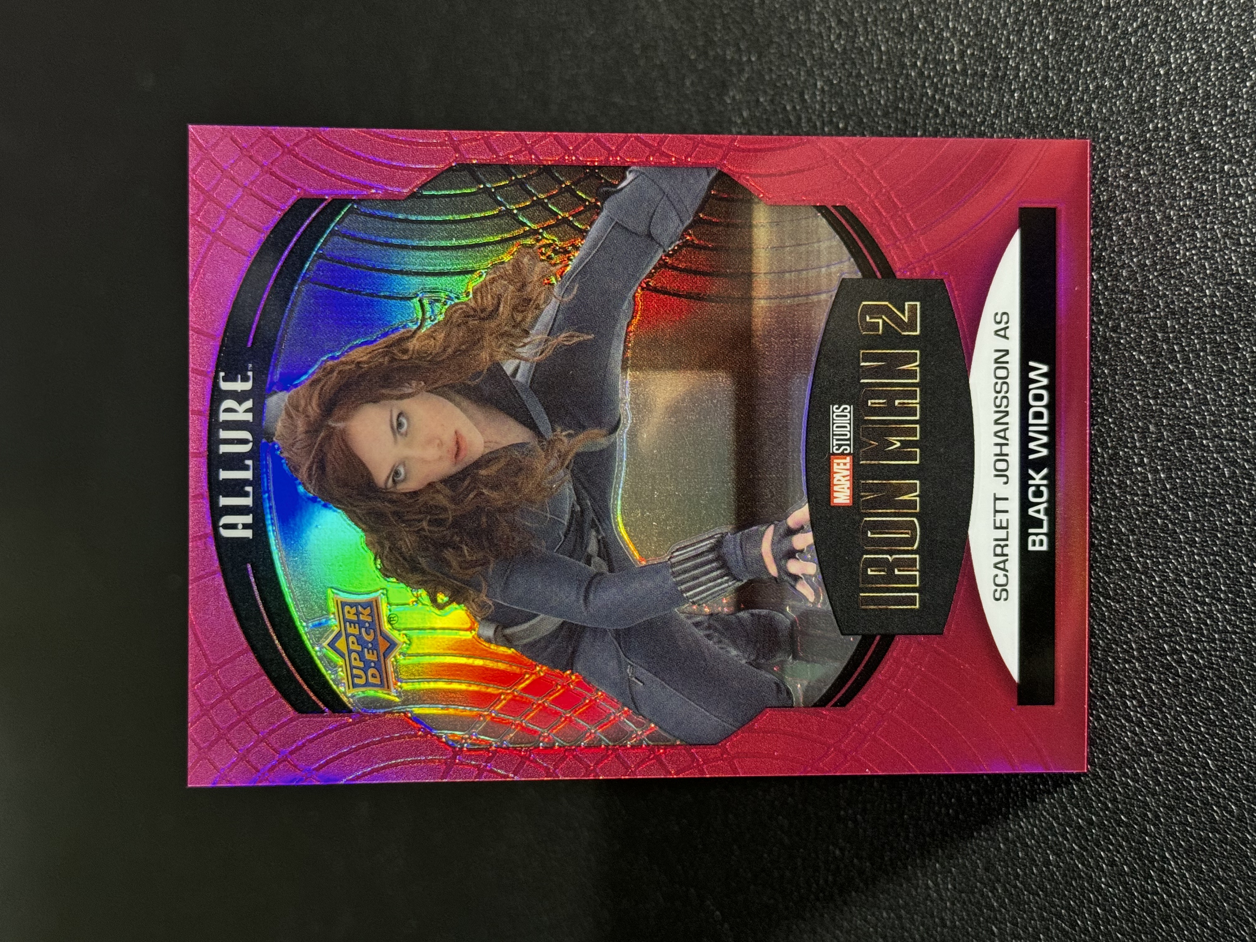 2022 Upper Deck Marvel (MCU) Scarlett Johansson Allure UD 漫威 诱惑 小黑钻 手雷盒独占 低编 粉折 23编 黑寡妇 斯嘉丽•约翰逊 LWSS
