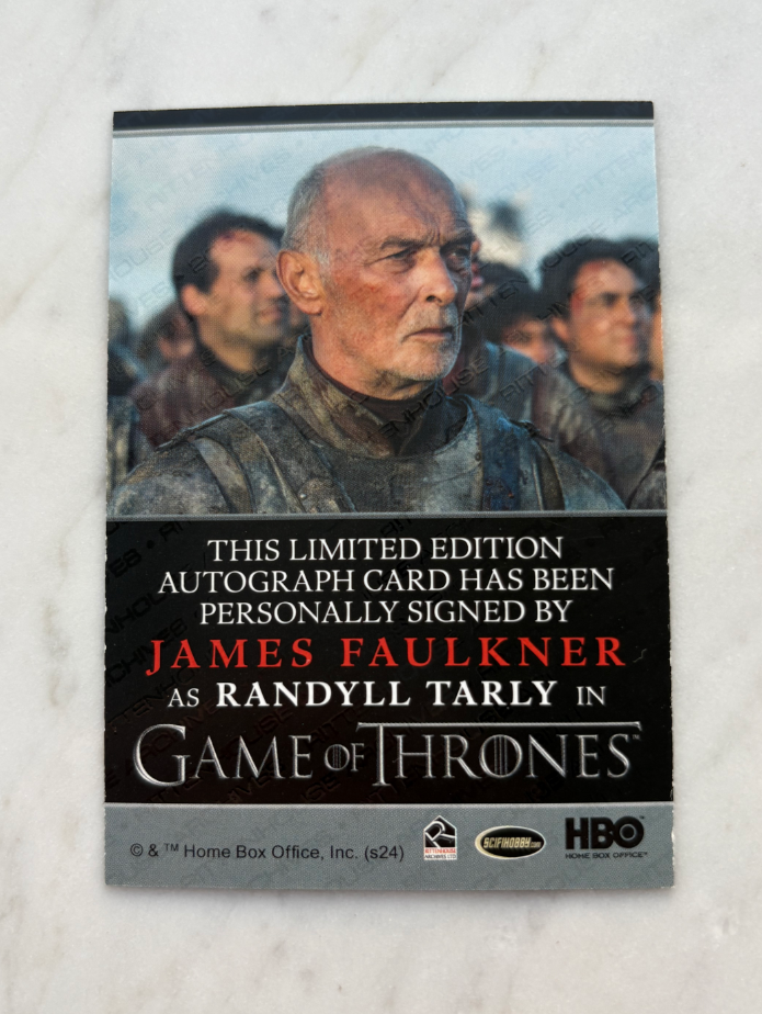 2024 Other Game of Thrones James Faulkner HBO 权游 权利的游戏 权力的游戏 冰与火之歌 福克纳 蓝道塔利 卡签 Randyll Tarly