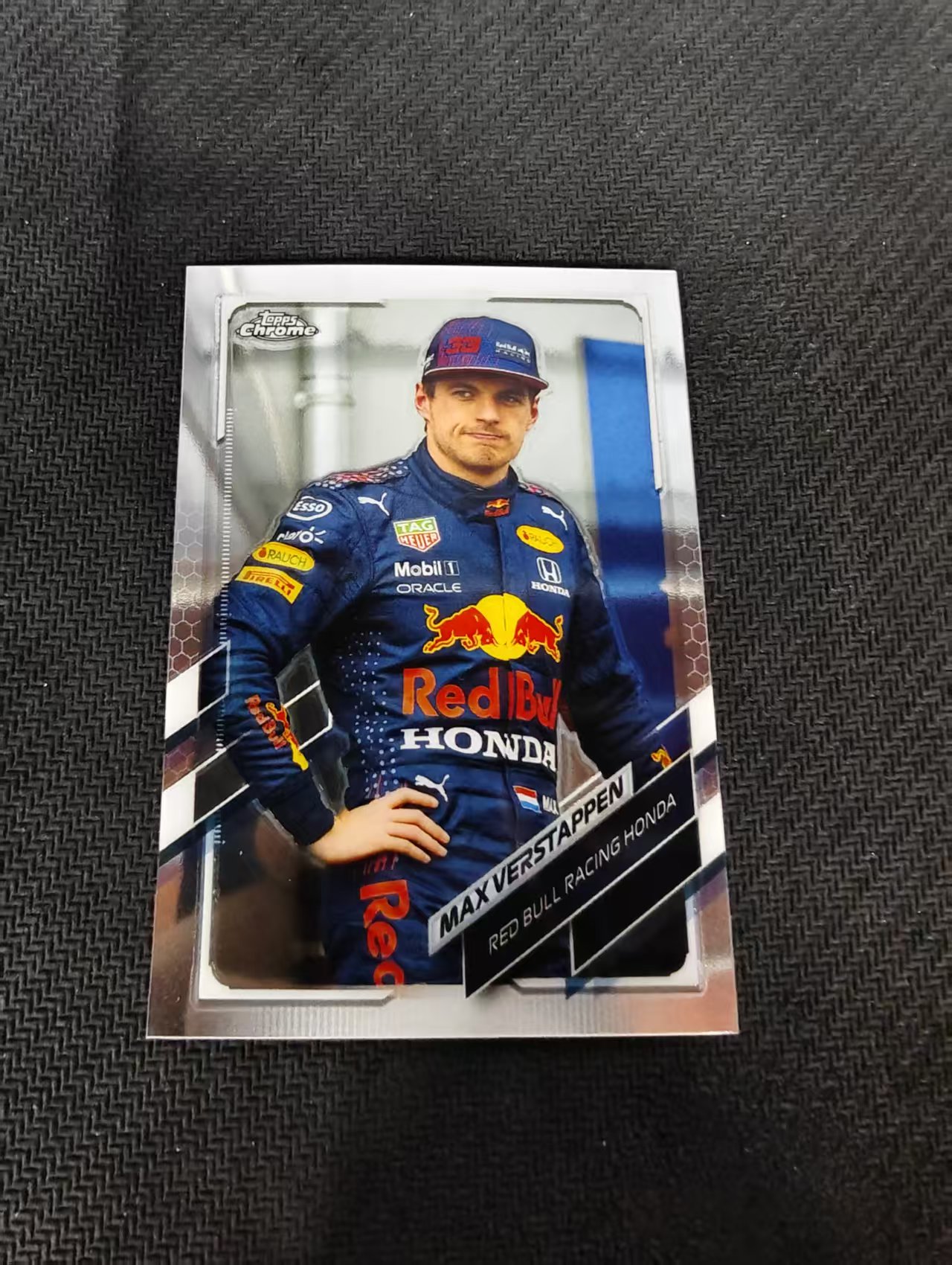 【可合并,不累计】2021 Topps Chrome Max Verstappen F1 维斯塔潘 红牛 划痕 边角瑕疵 #55