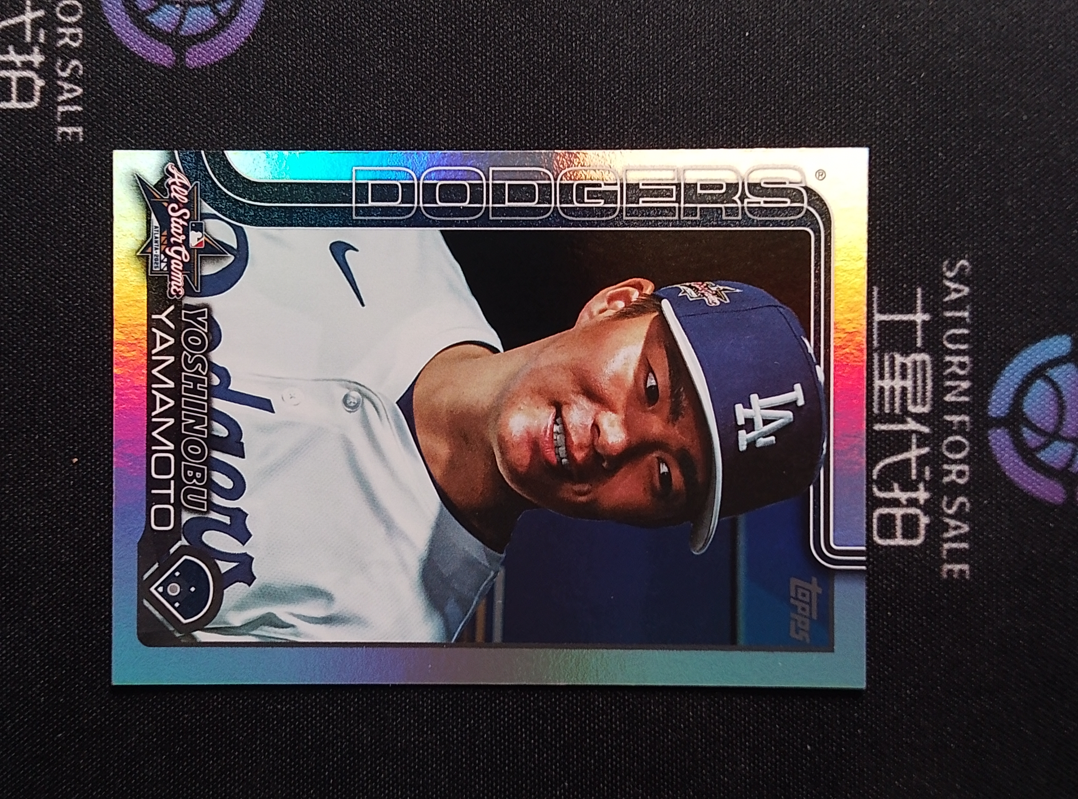 2025-26 Panini Update Yoshinobu Yamamoto 【土星代拍】山本由伸 洛杉矶道奇 棒球 全明星 大头 银折 BASE 卡品如图 AZURE