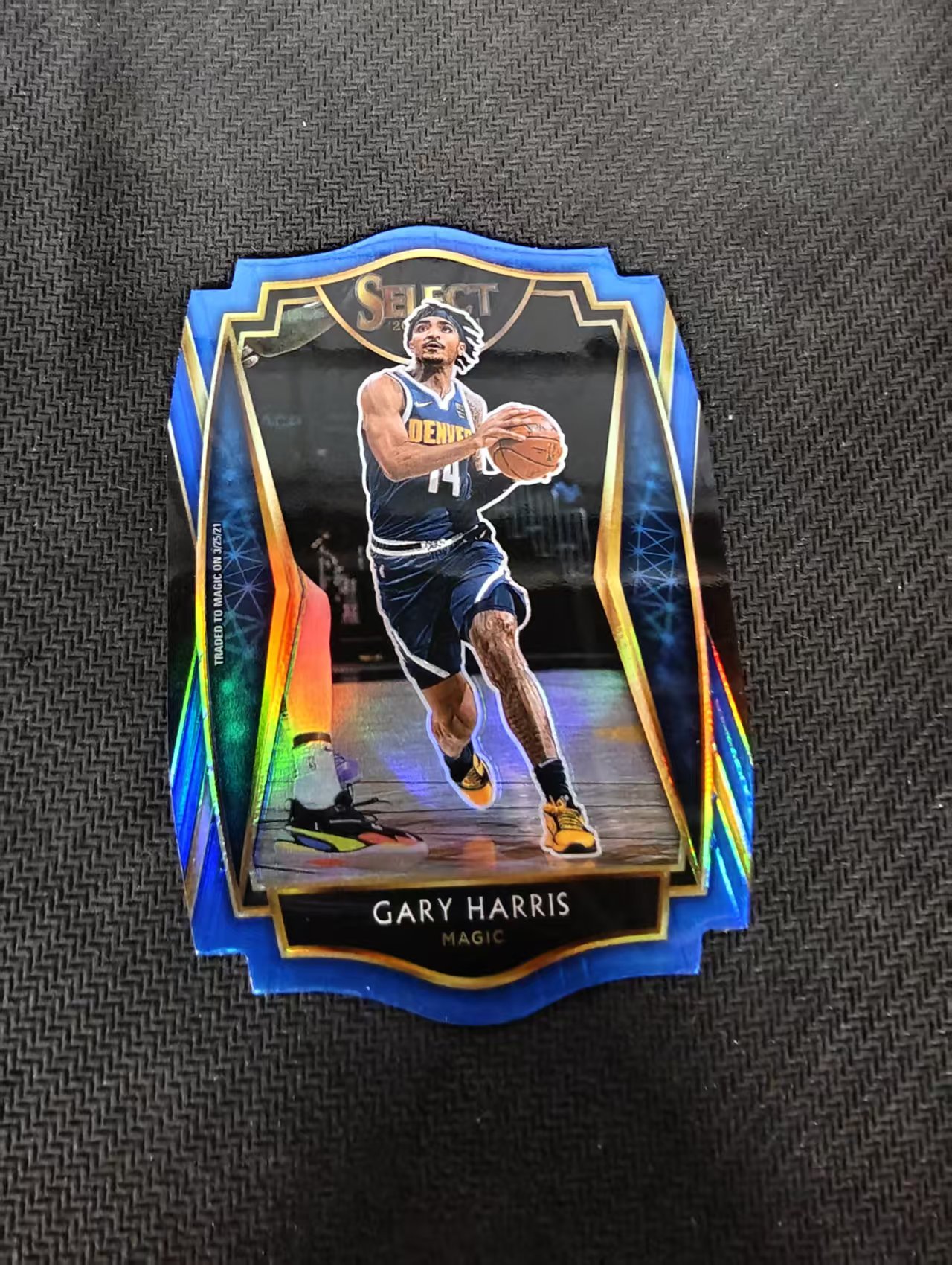 【汽水拍卖】2020-21 Panini Select Gary Harris 加里 哈里斯 魔术 异形 蓝折 249编 瑕疵如图