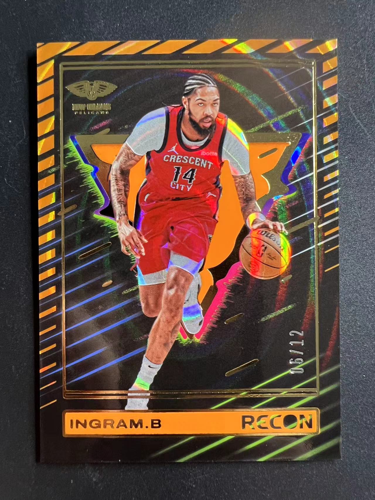 2023 24 Panini Recon Brandon Ingram 【肥猫代卖】night Recon 鹈鹕 布兰登英格拉姆 12编 低编