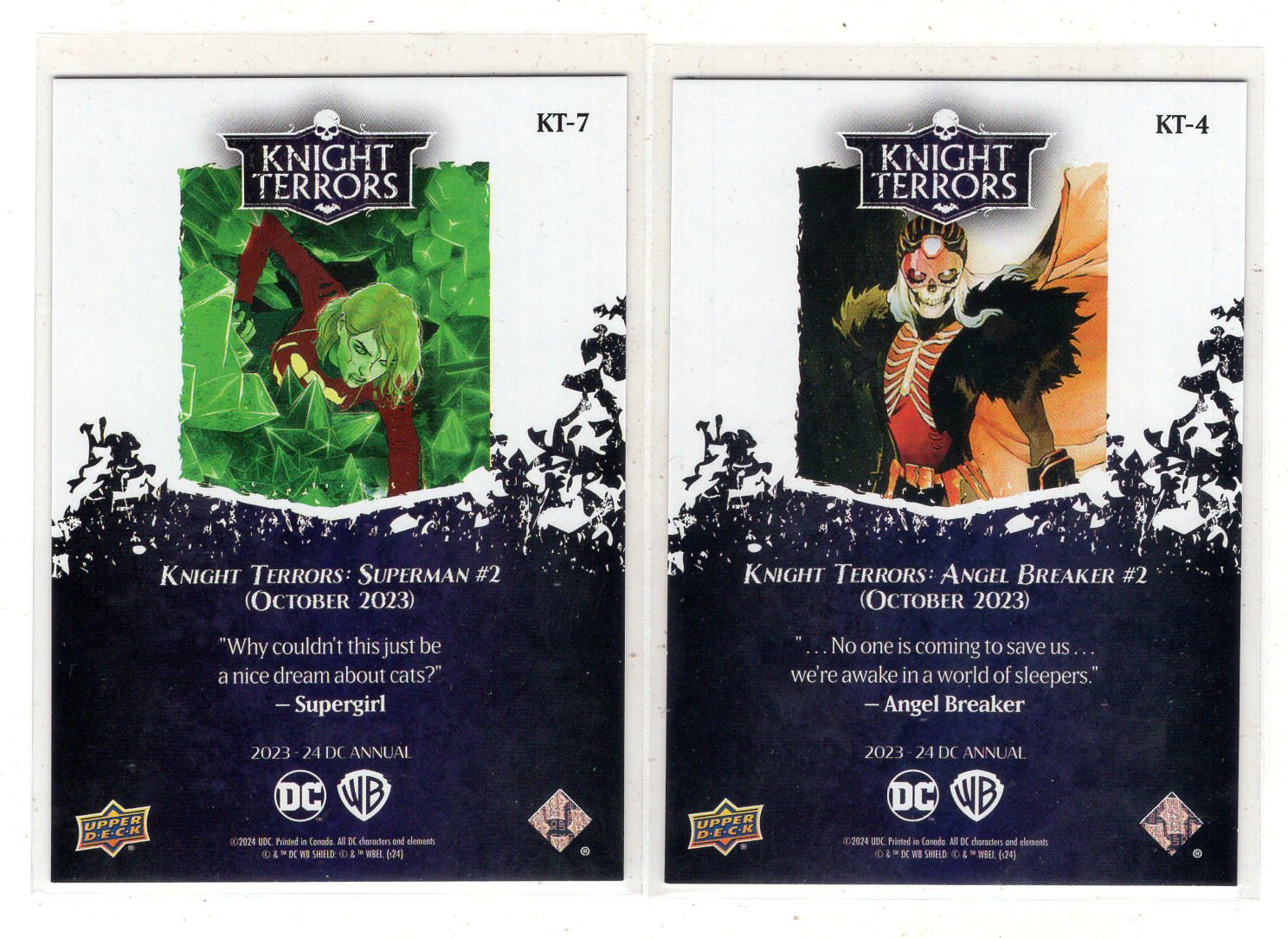 【来拆波卡】2024 Upper Deck Annual 年鉴 Supergirl Angel Breaker 女超人 天使破灭者 特卡 红折 199编 zhang