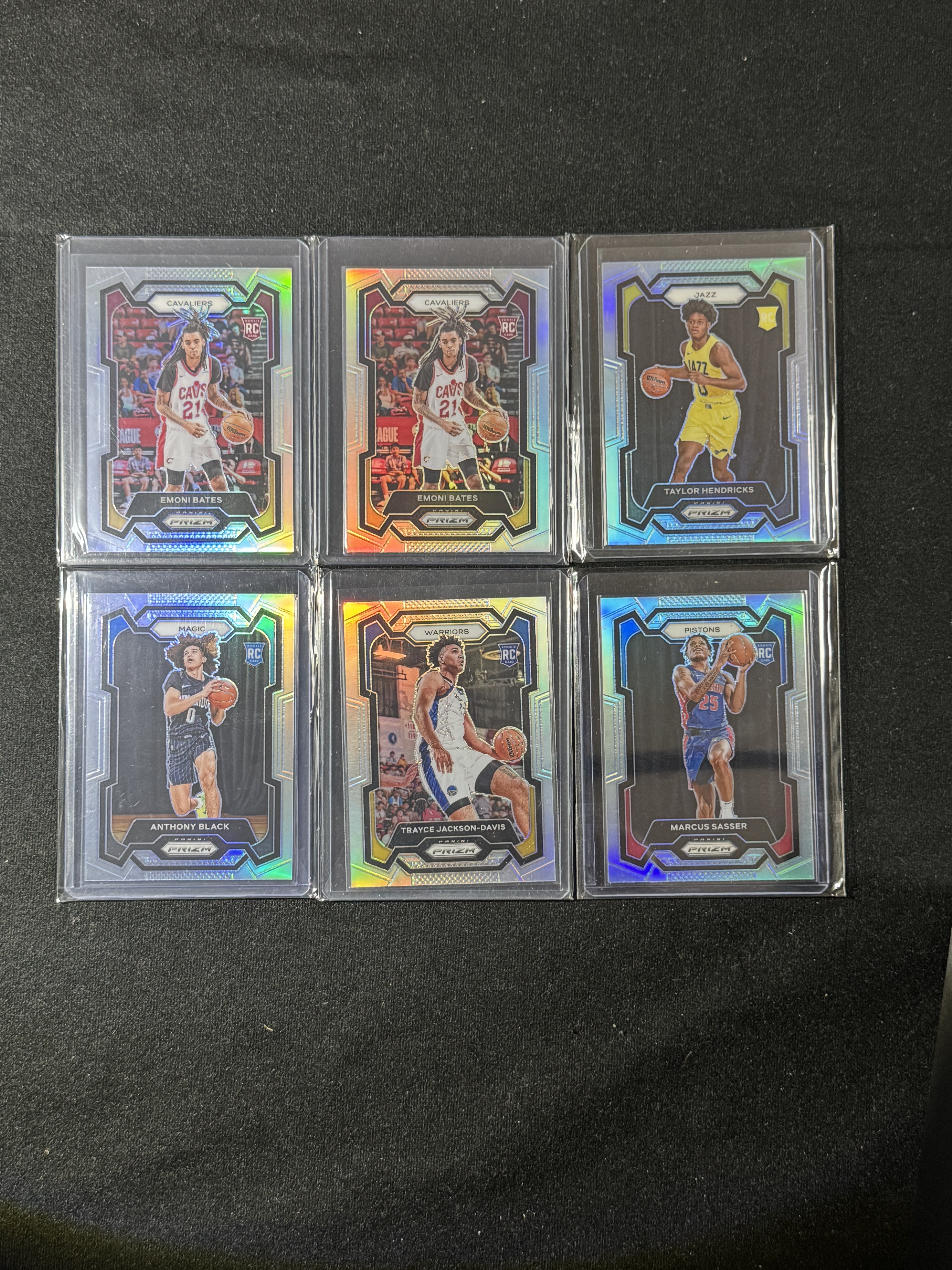 2023-24 Panini Prizm Anthony Black RC 【扎克代卖】PZ 新秀正银折 Lot 贝茨 亨德里克斯 布莱克 TJD 萨瑟 瑕疵如图 投资必备