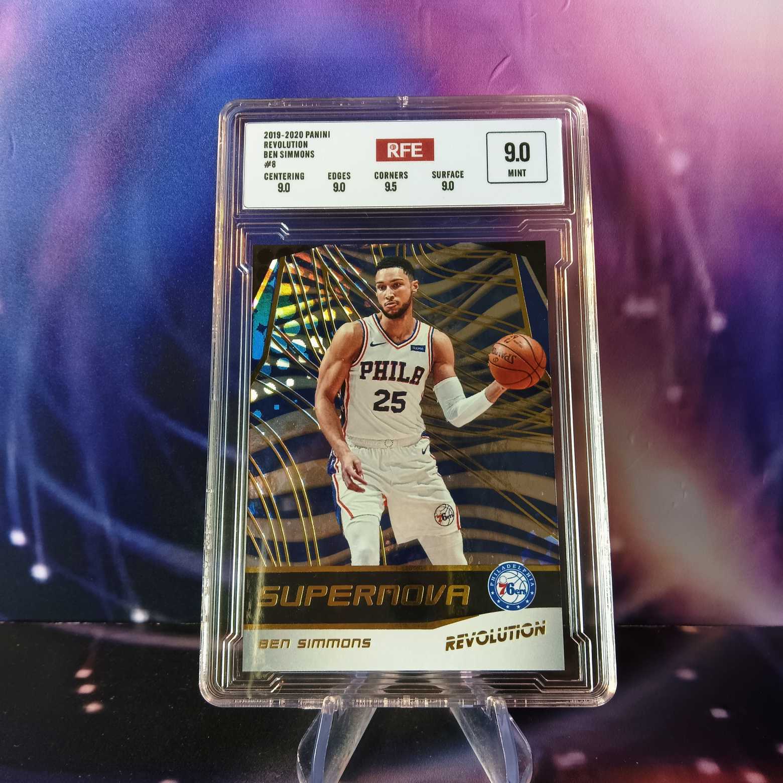 2019-20 Panini Revolution 本 西蒙斯 评级卡 76人 革命 实卡精美稀有 品质保障 投资收藏必备 生日礼物【KUROKO】