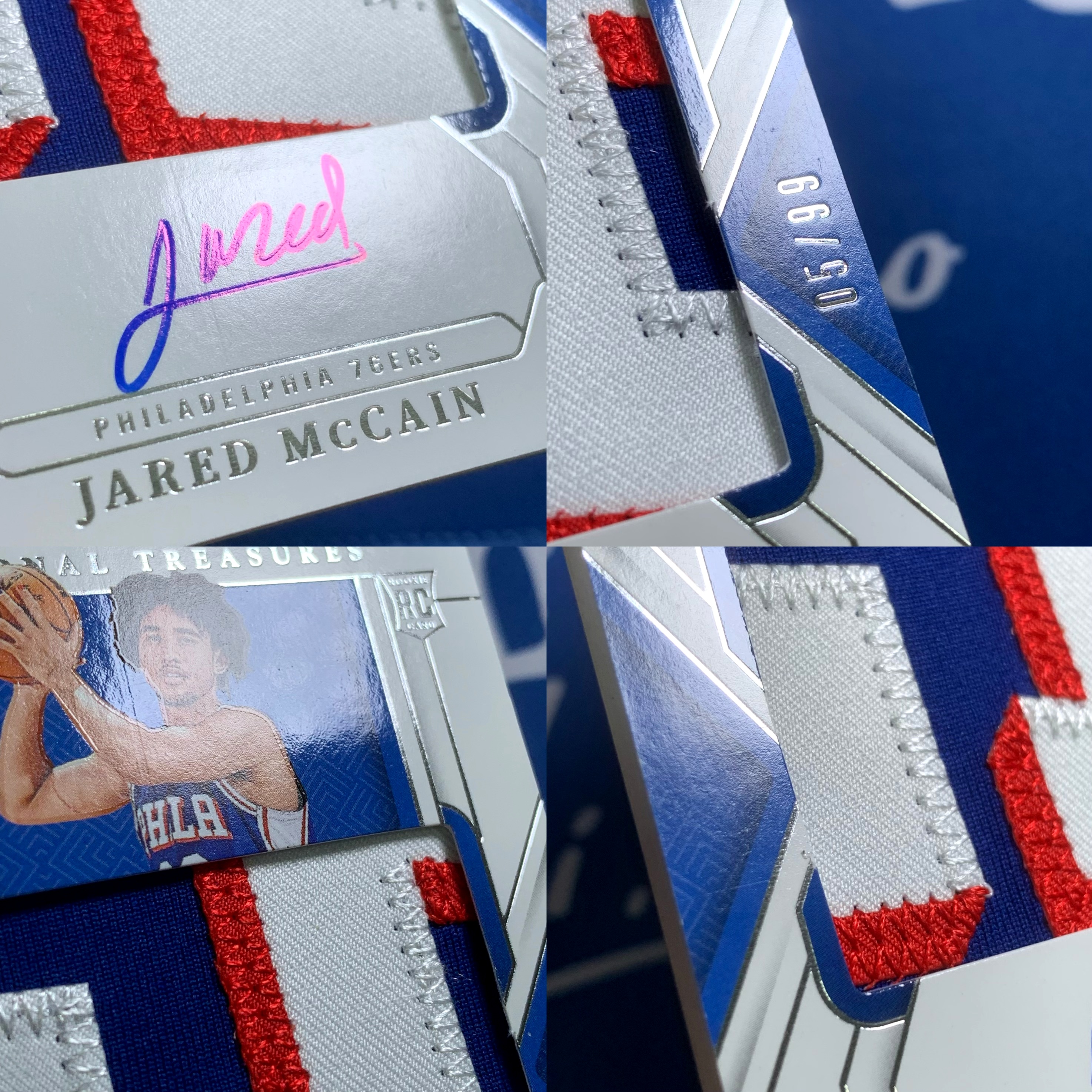 2024-25 Panini National Treasures Jared McCain 【海宝】国宝76人 