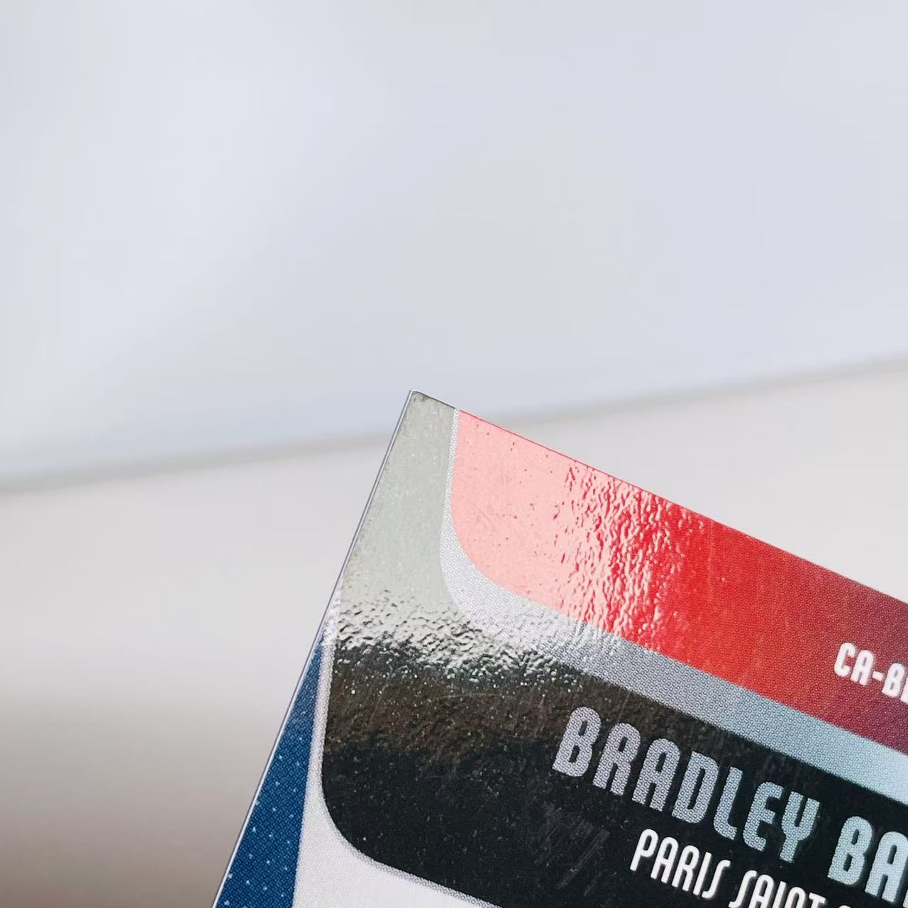 2025-26 Topps Chrome UCC Bradley Barcola 欧冠TC 法国 巴黎 布拉德利 巴尔科拉 签字 /75编 紫几何折 未来可期 阿森纳利物浦目标 Jeff# N