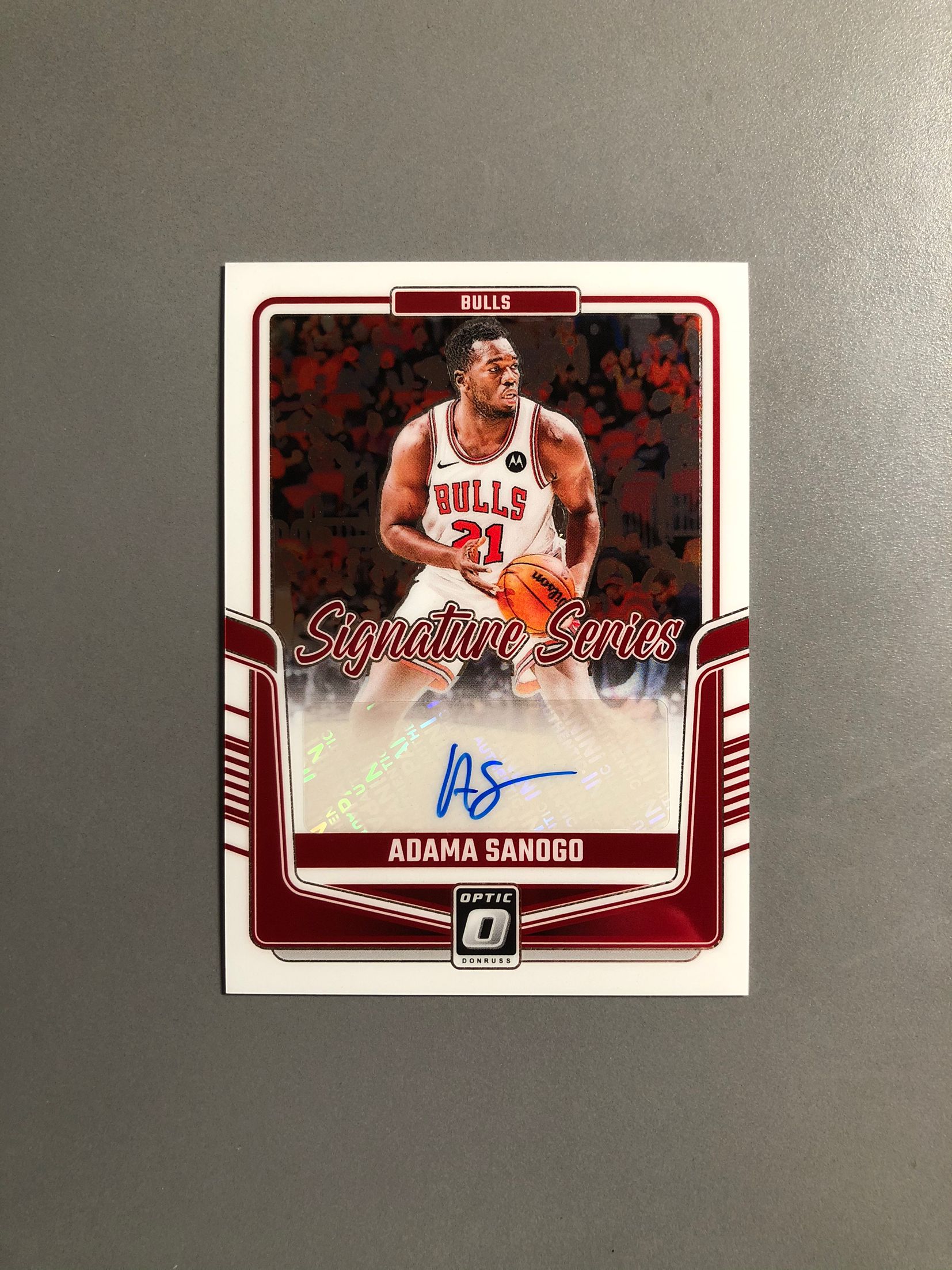 2024-25 Panini Donruss Optic Adama Sanogo 杜蕾斯 OP 阿达玛·萨诺戈 公牛 签字 贴签 实卡好看 卡品如图 可累计 KH036【诚接代卖】