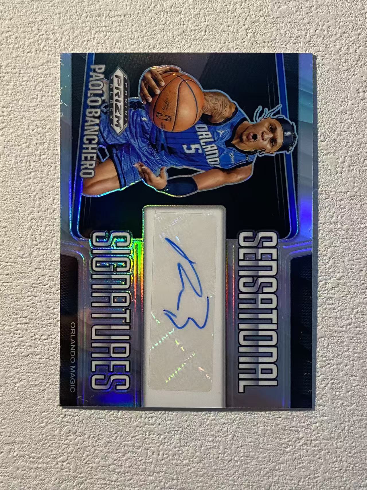2024-25 Panini Prizm Black Paolo Banchero pz 魔术 保罗 班凯罗 班切罗 签字 银折 折射 收藏必备