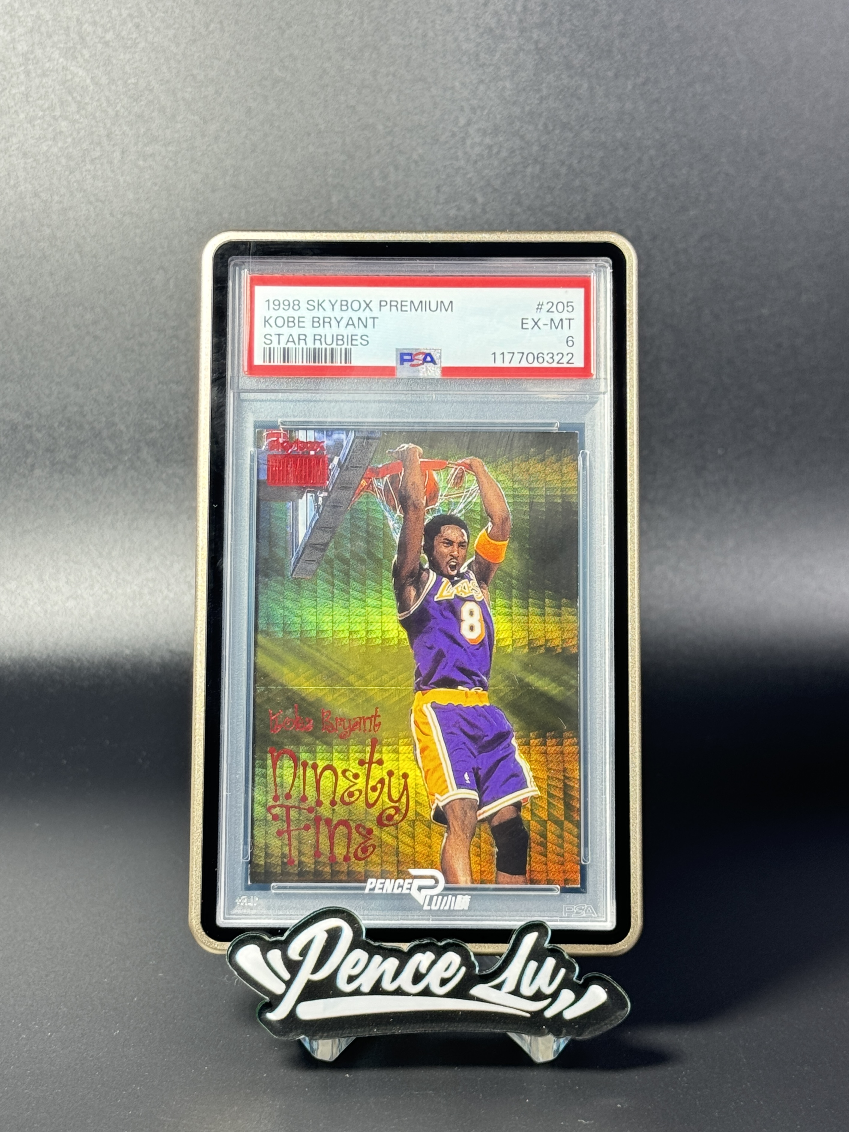 【噴子拍賣】1998-99 skybox premium Kobe Bryant 洛杉磯湖人 科比 布萊恩特 頂級老特 star rubies 變形蟲 50編 系列大hit卡 PSA6 低POP 最美折射 超帥選圖 神卡 送訂制殼 呼嚕B