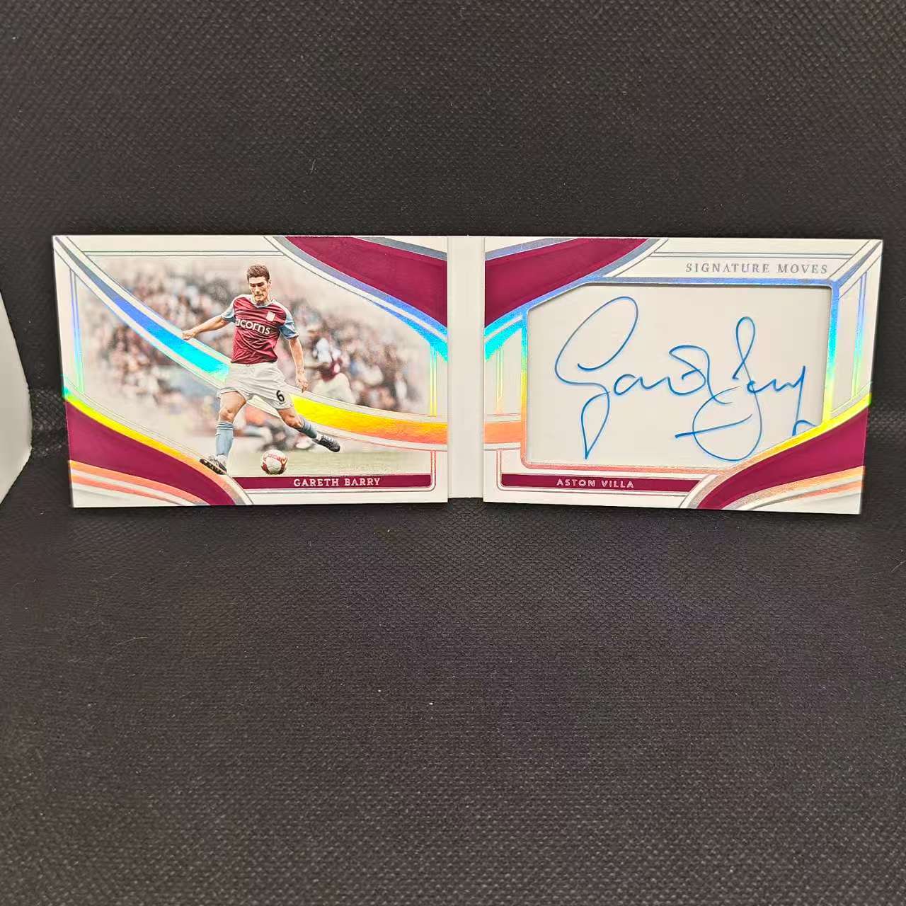 2023-24 Panini Immaculate Gareth Barry 怪胎#阿斯顿维拉 加雷斯 巴里 45/99编 签字 卡签 小书签 微瑕轻印卡品如图