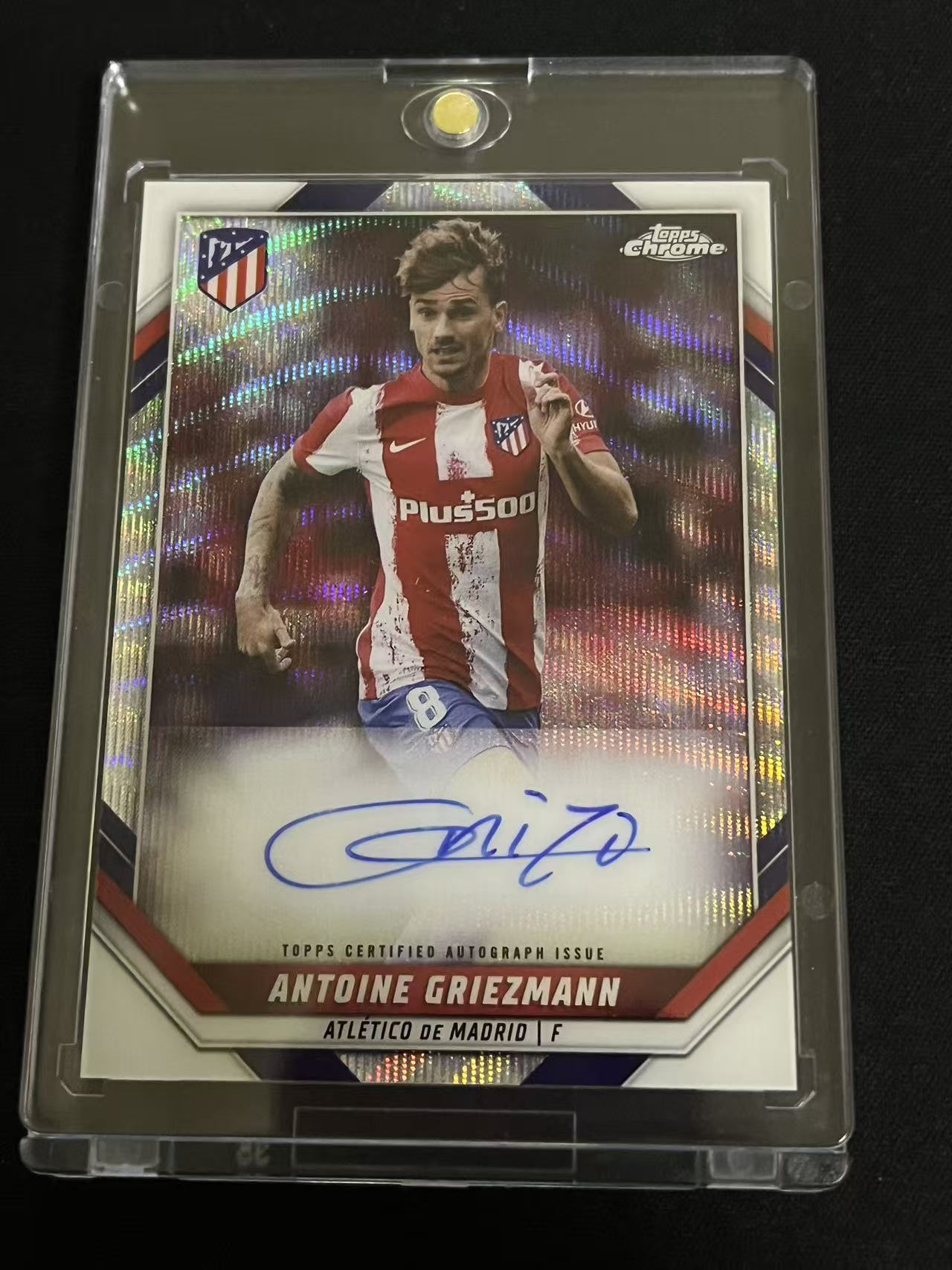 2022 Topps Chrome Antoine Griezmann 马竞高端盒 格子 格列兹曼 签字 卡签 39/50编