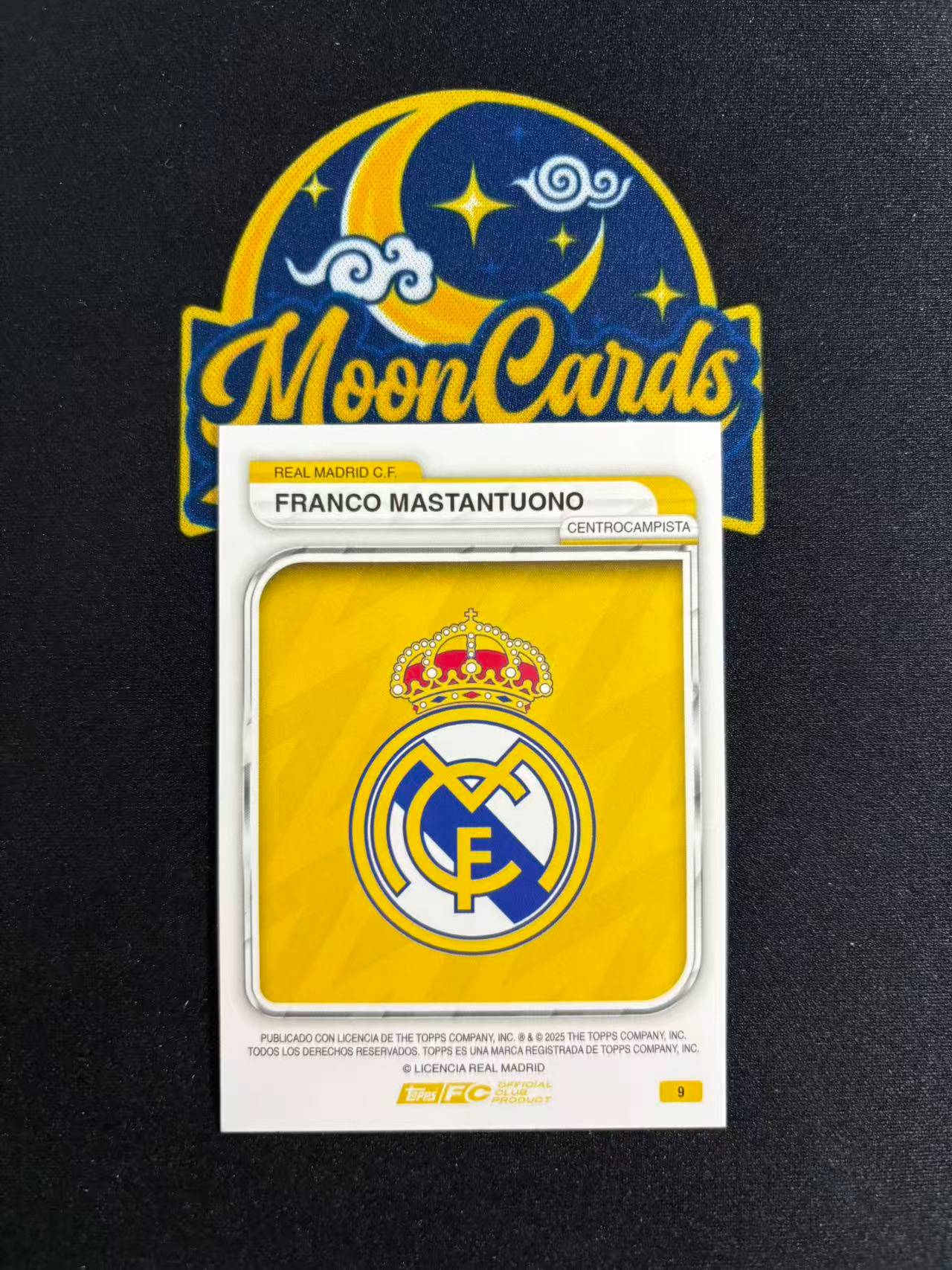 【梦卡拍卖】2025 Topps 皇马铁罐队盒 Franco Mastantuono RC 新秀 弗朗科 马斯坦托诺 /399编 #DD# F白