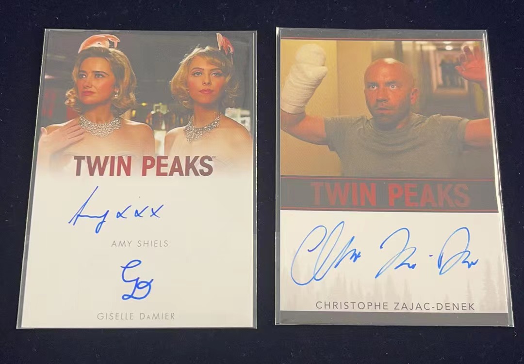【潮旺速拍】2019 Twin Peaks 双峰【影视收藏卡】艾米·史尔斯  吉赛尔·达迈尔 双签 Christophe Zajac-Denek 签字 CWDZ 不累计