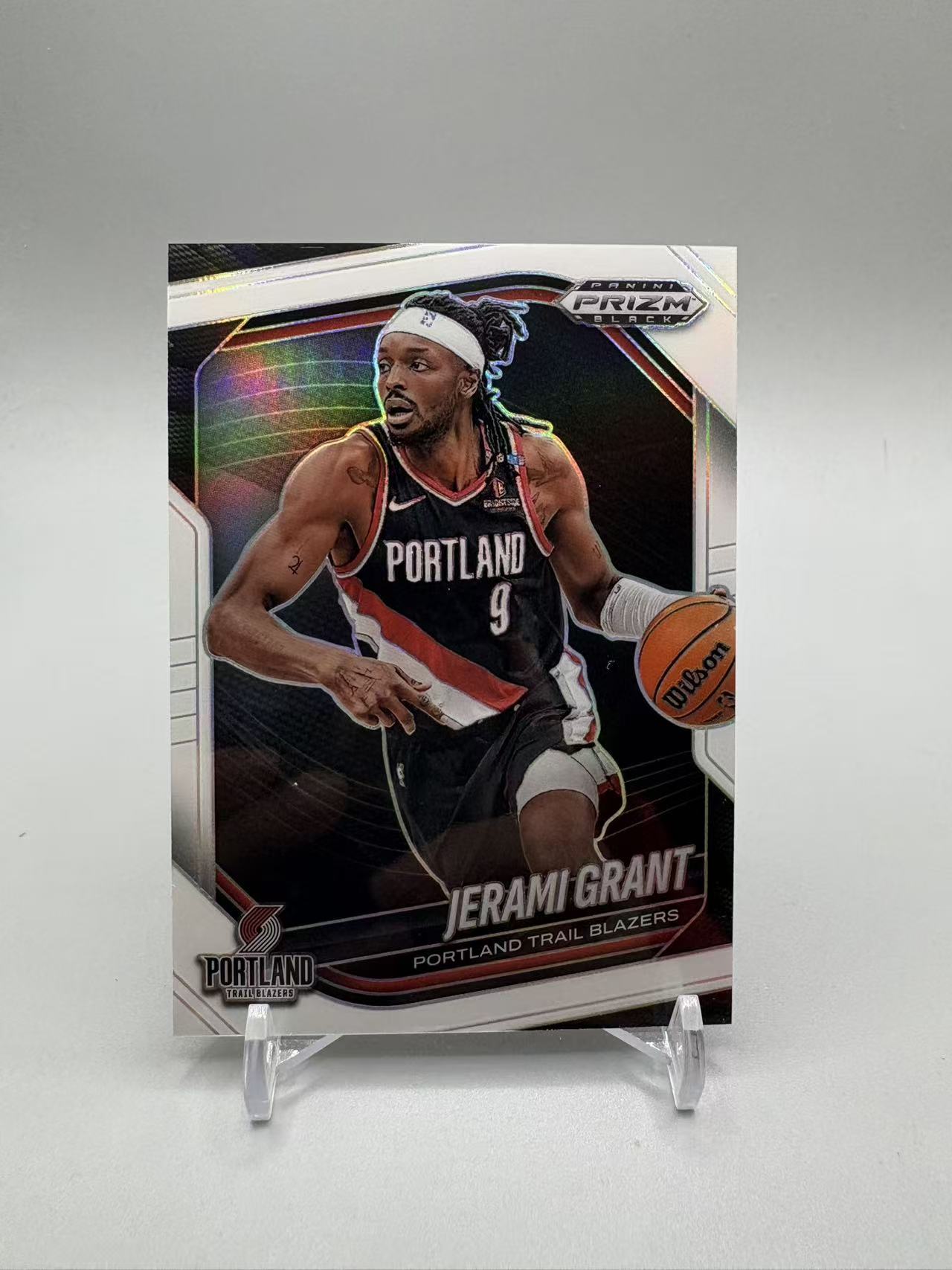 2024-25 Panini Prizm Jerami Grant 【灰灰代拍】全新 PZ BLACK 杰拉米 格兰特 /175编 白折 开拓者 M小施