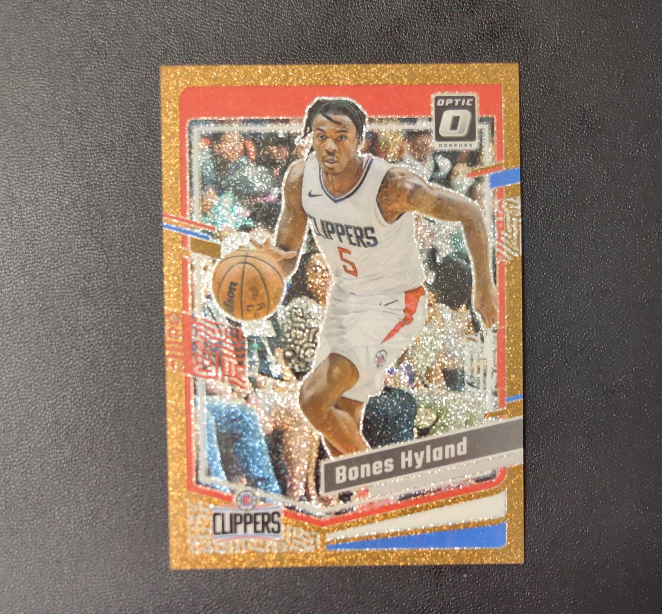 2023-24 帕尼尼 Donruss Optic Bones Hyland 杜蕾斯 快船 海兰德 99编 铜闪折 库里 东契奇 詹姆斯 勇士 湖人 文班亚马