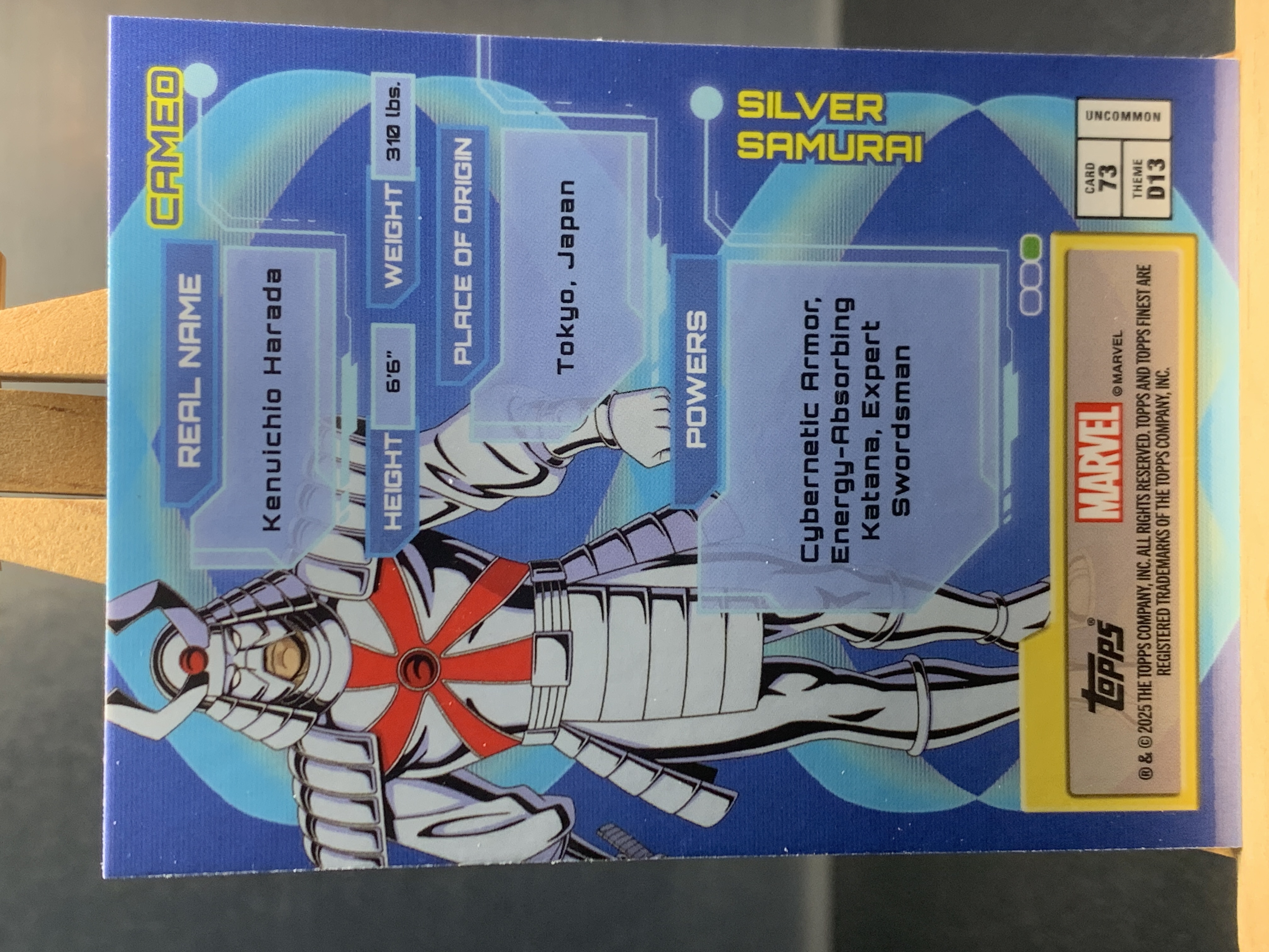 (B2) 2025 Topps 漫威 BASE 银色武士 实卡好看 收藏凑套必备 卡品如图 !!!