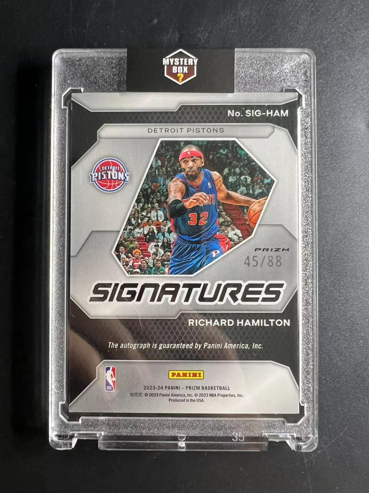 2023 24 Panini Prizm Richard Hamilton 【肥猫代卖】camellia Pz 活塞 理查德汉密尔顿 88编