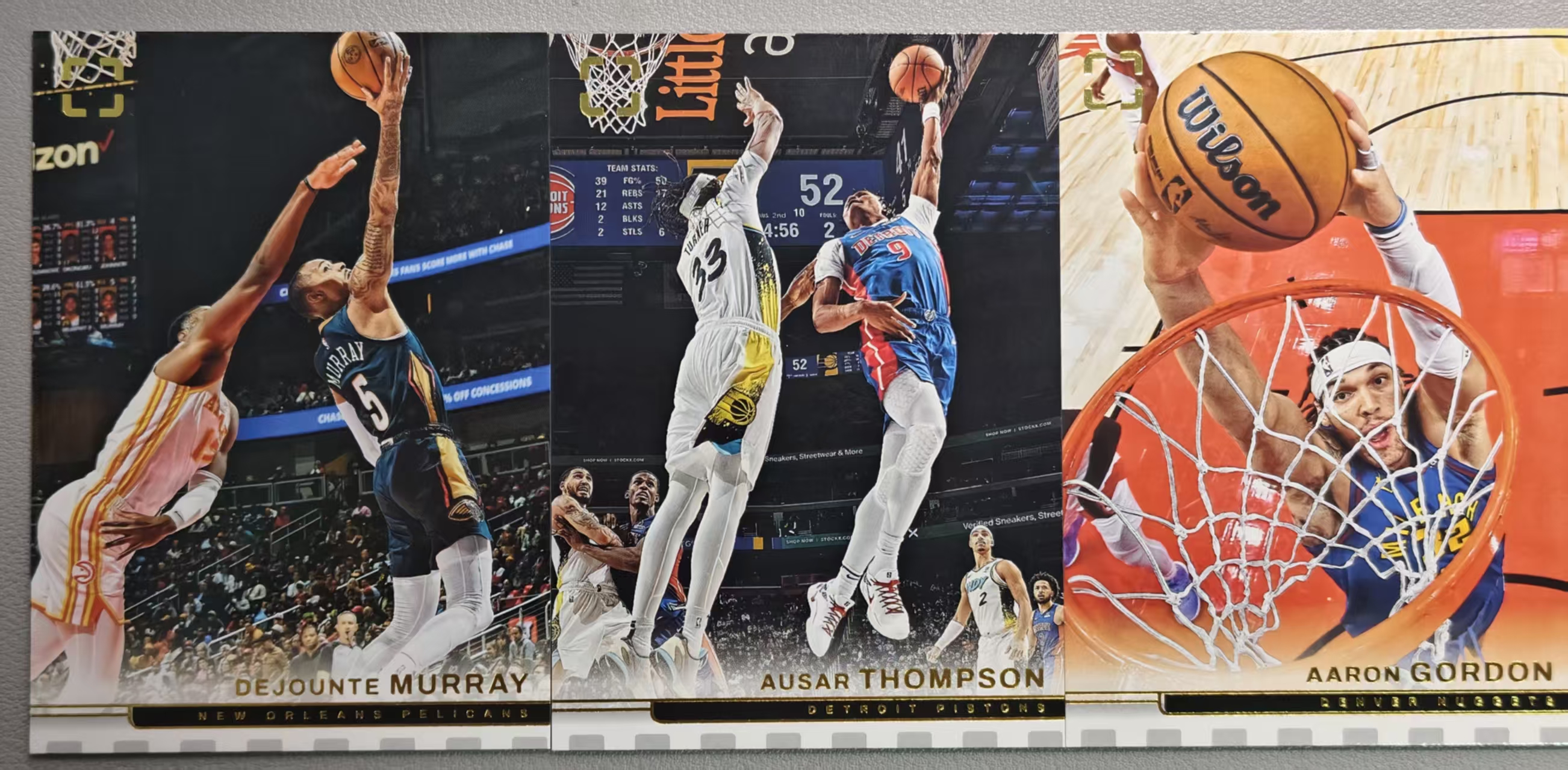 【阿泽代卖】2024-25 Panini Photogenic 上镜 鹈鹕 德章泰穆雷 活塞 奥萨尔汤普森 掘金 阿隆戈登 3张好人lot 经典选图 选图巨帅 卡品如图 介意勿拍-tall