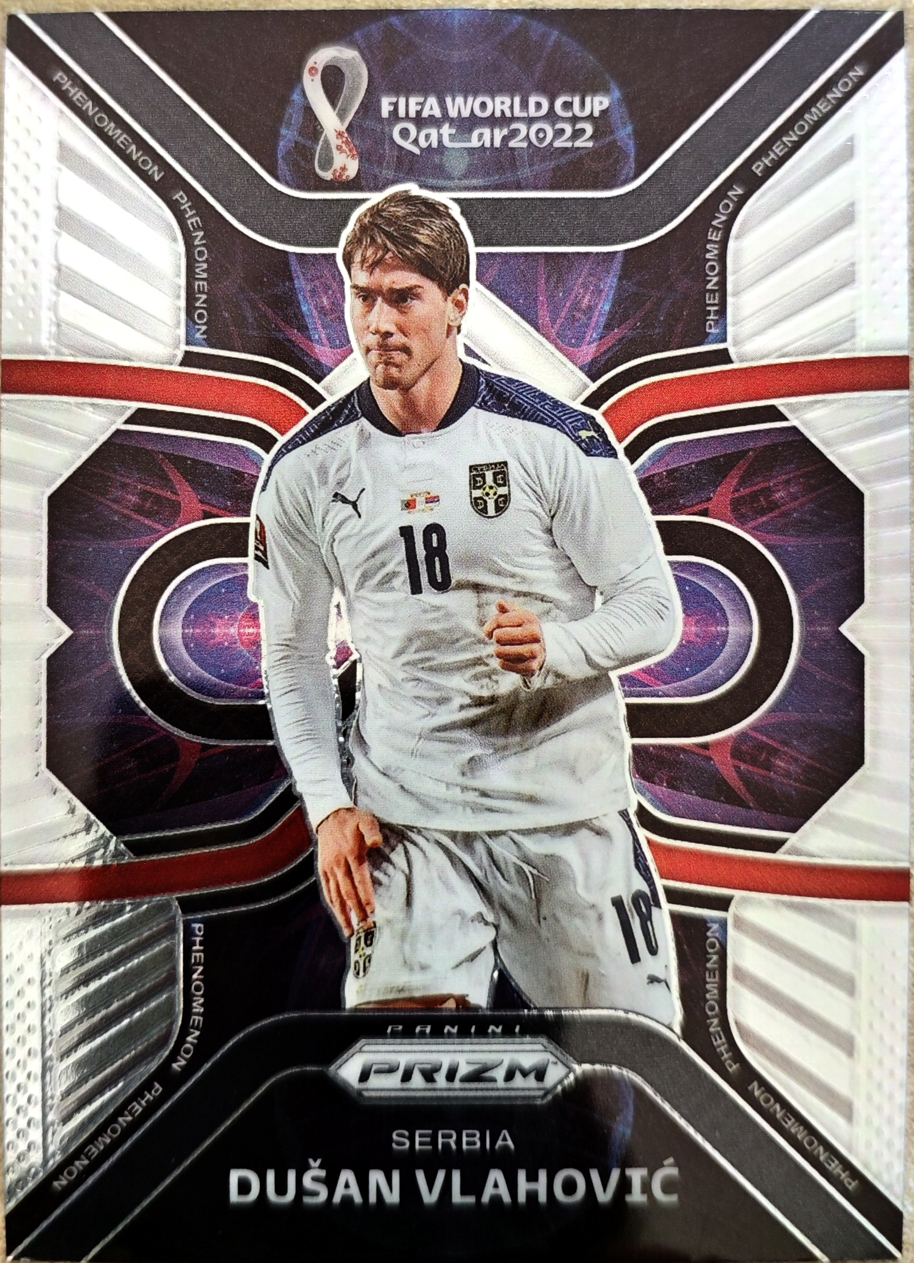 2022 World Cup Prizm Dusan Vlahovic 世界杯PZ 塞尔维亚 弗拉霍维奇