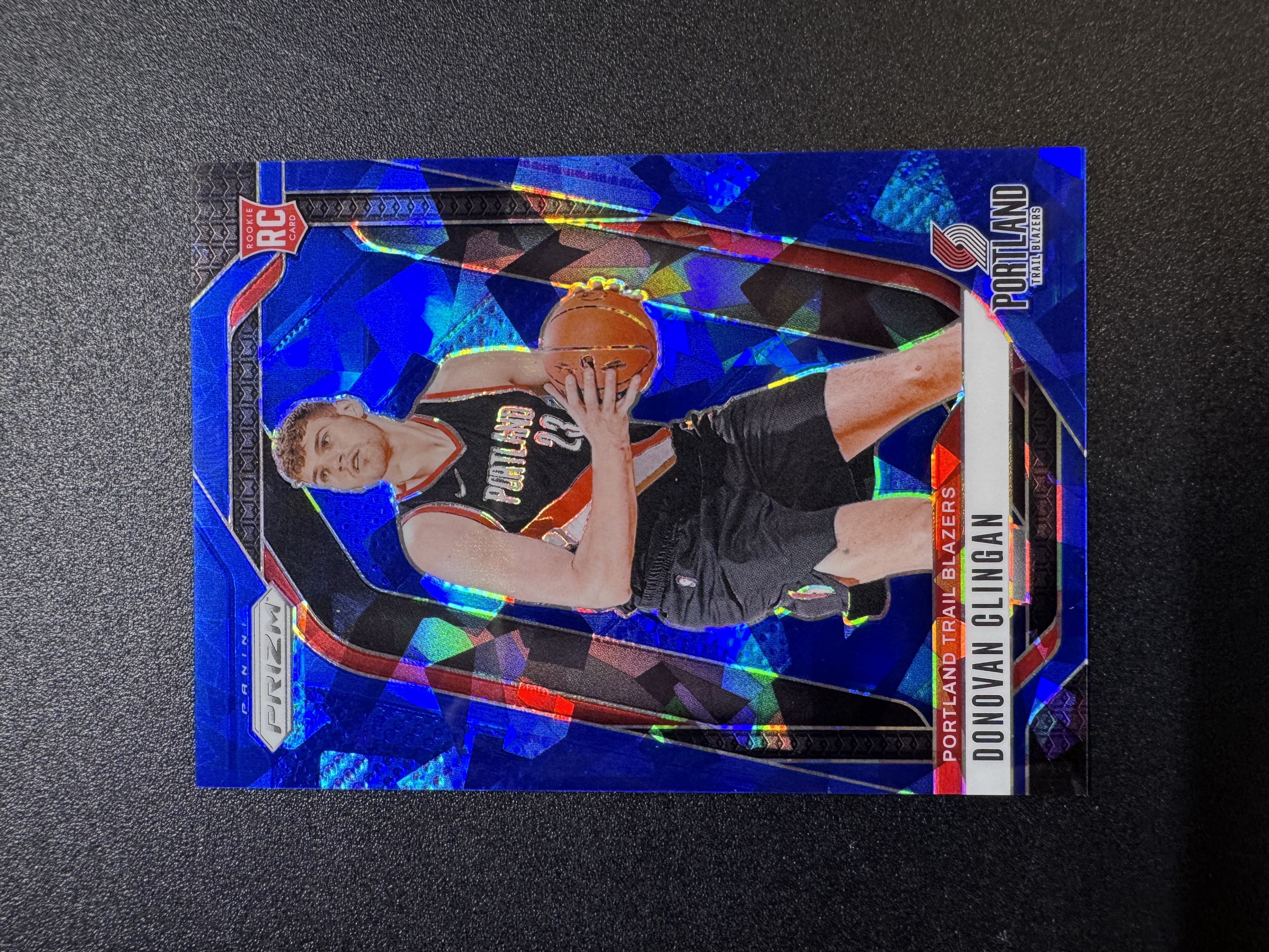 2024-25 Panini PRIZM Donovan Clingan RC prizm 开拓者 新秀 克林根 125编 蓝碎冰 卡品如图
