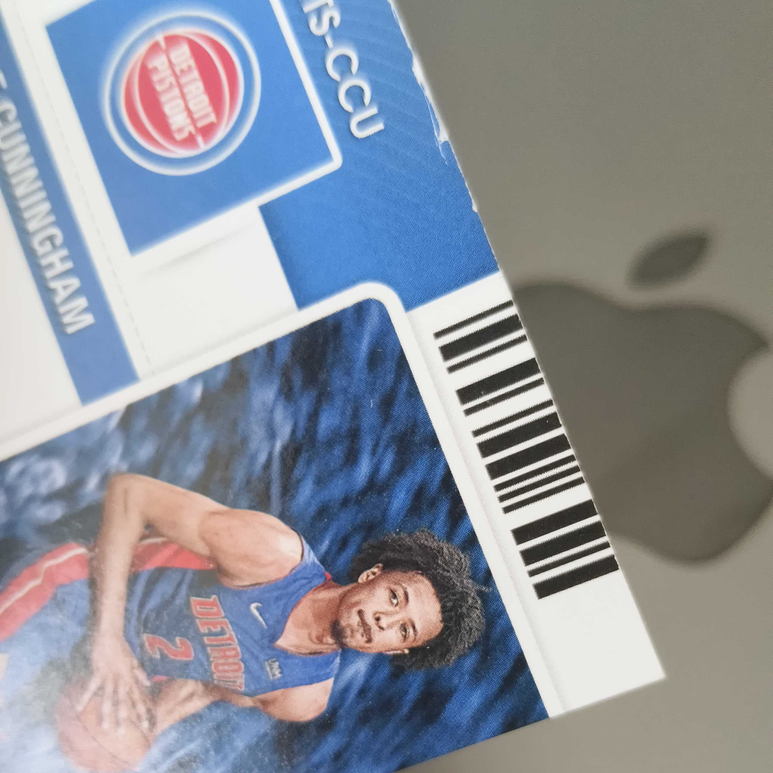 Cade Cunningham 康宁汉姆 坎宁安 2021-22 Contenders 球票 RC新秀 球衣料实物料 活塞 CC 状元 瑕疵见图