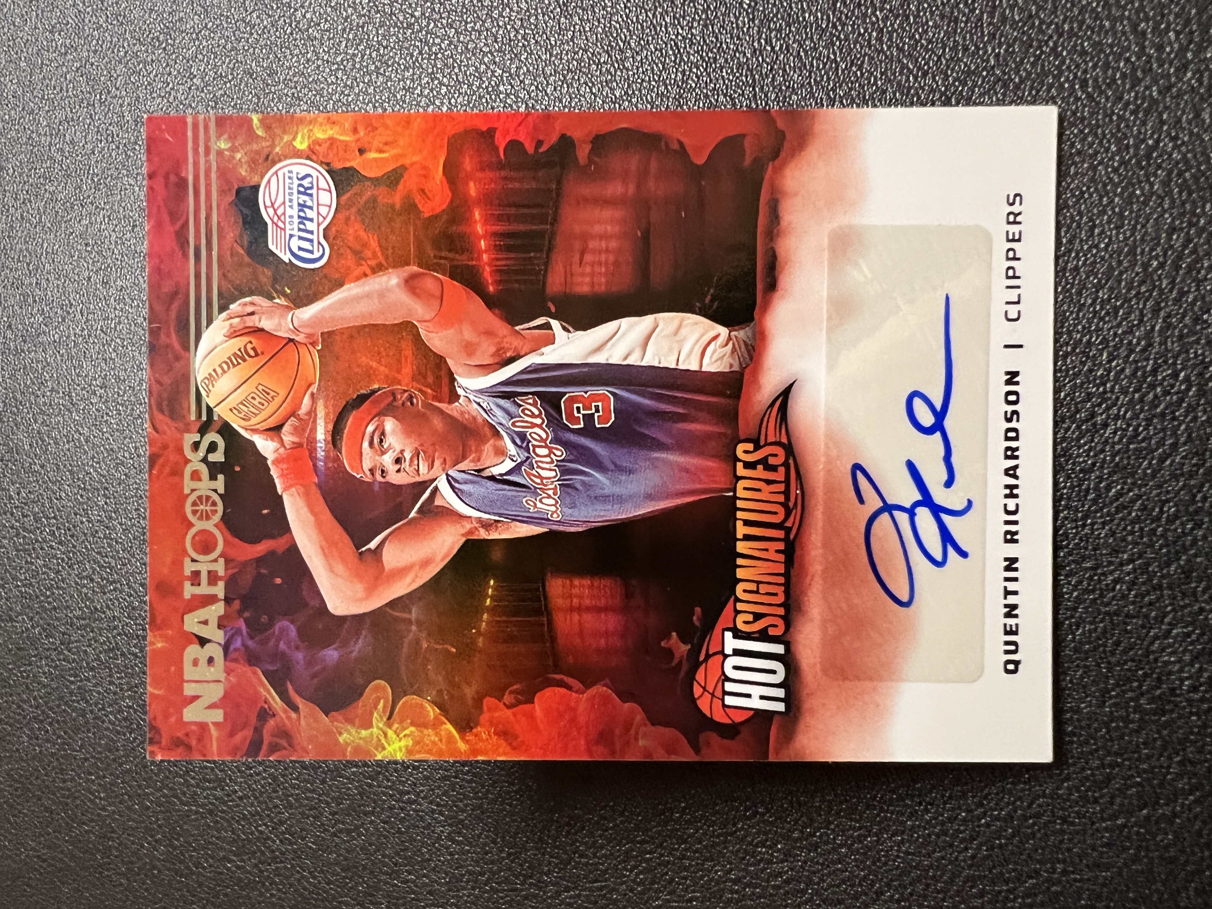 2024-25 Panini NBA Hoops Quentin Richardson 【星佑代卖】快船 昆廷 理查德森 签字 hot签 微瑕如图 收藏必备