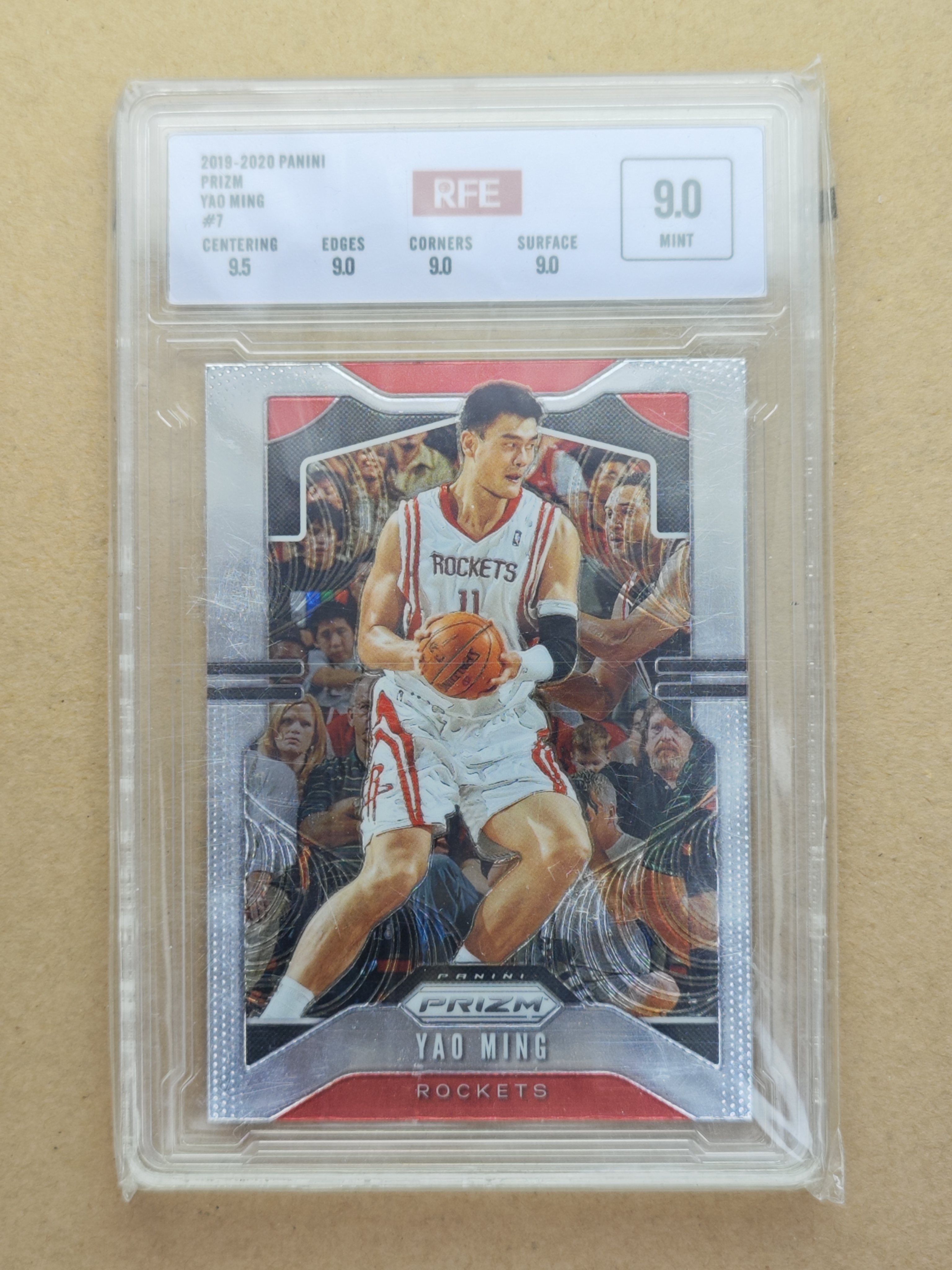 2019-20 Panini Prizm Yao Ming 【影子代卖】火箭 RFE评级9 No.7 zhh
