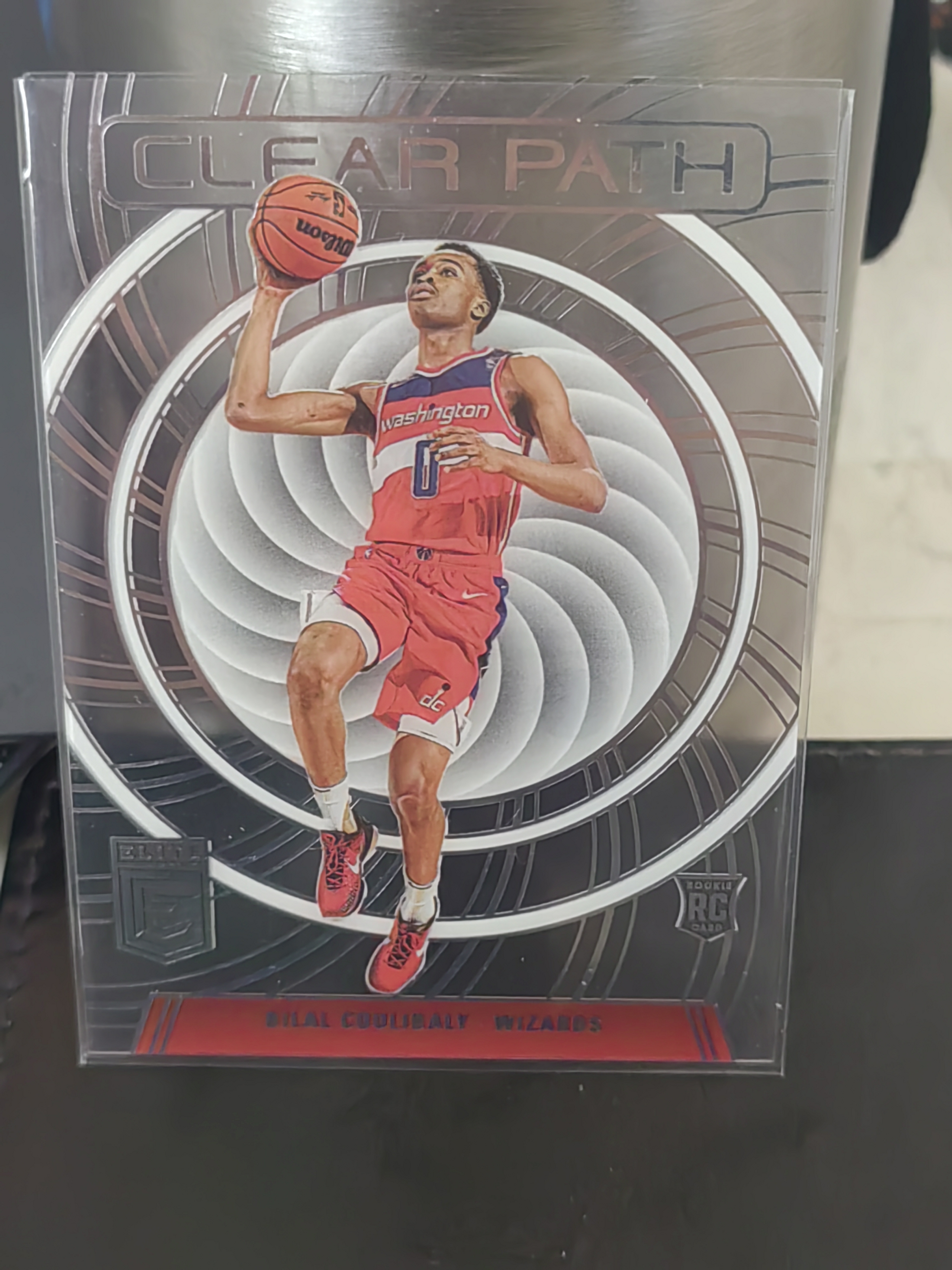 2023-24 Panini ELITE Bilal Coulibaly RC 精英 比拉尔库利巴利 奇才 新秀 胶片 CLEAR PATH 清晰路径 特卡 篮 白边白角 不保卡品 卡品如图